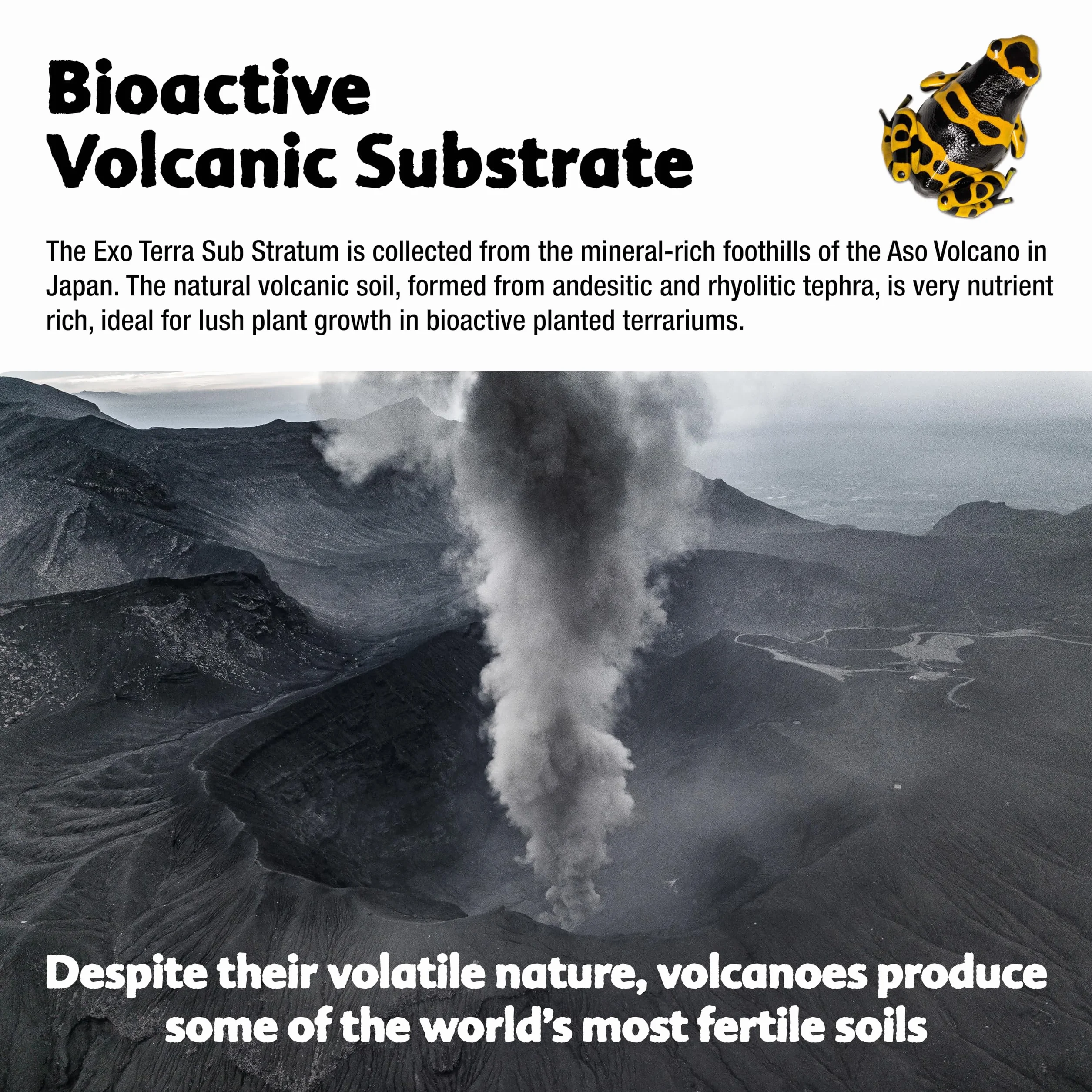 Exo Terra ET Substrat volcanique bioactif 2 kg