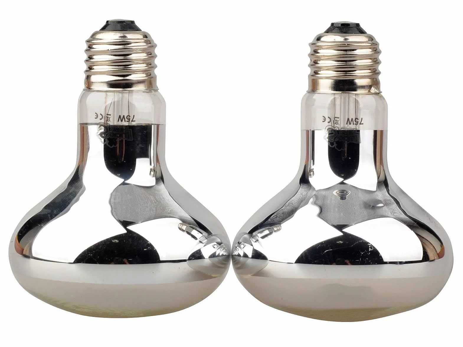 Lucky Herp Lot de 2 ampoules lampe chauffante reptiles 75 W