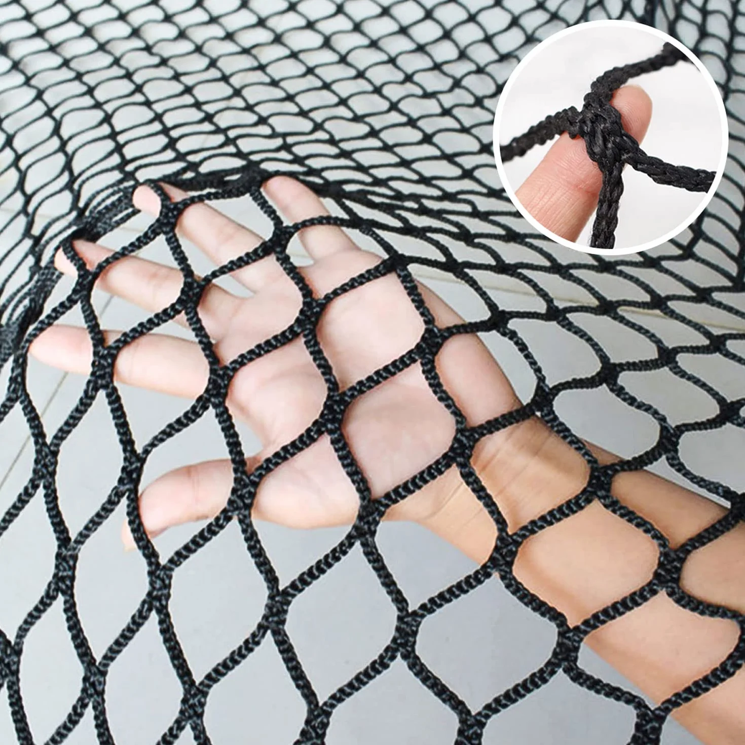 Filet de Protection Anti Chute sans Nœuds Escalier Balcon Securite Chat Enfant