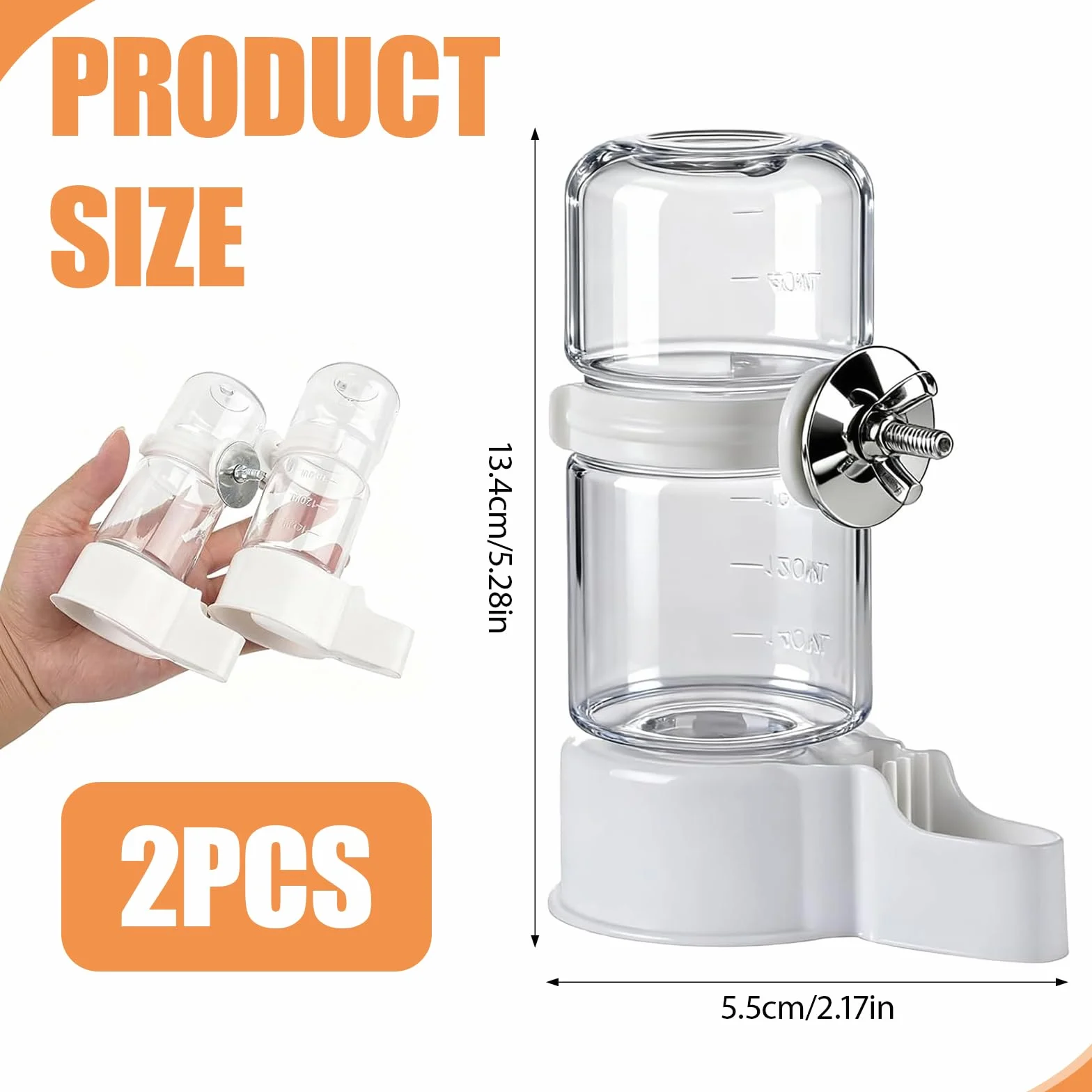 Abreuvoir Automatique pour Oiseaux de Cage, Distributeur d'Eau pour Oiseaux, Perroquets