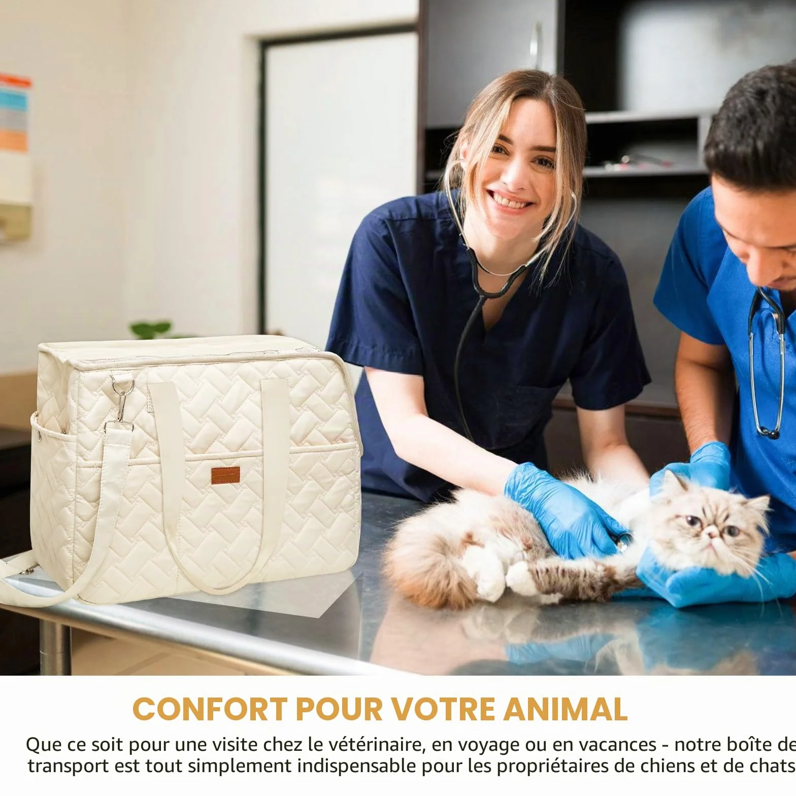 Sac de transport pour chiens jusqu'à 5 kg – Sac de transport pour petits chiens et chats, pliable, respirant, avec ceinture de sécurité, poches, sac de transport, idéal pour l'extérieur, les voyages