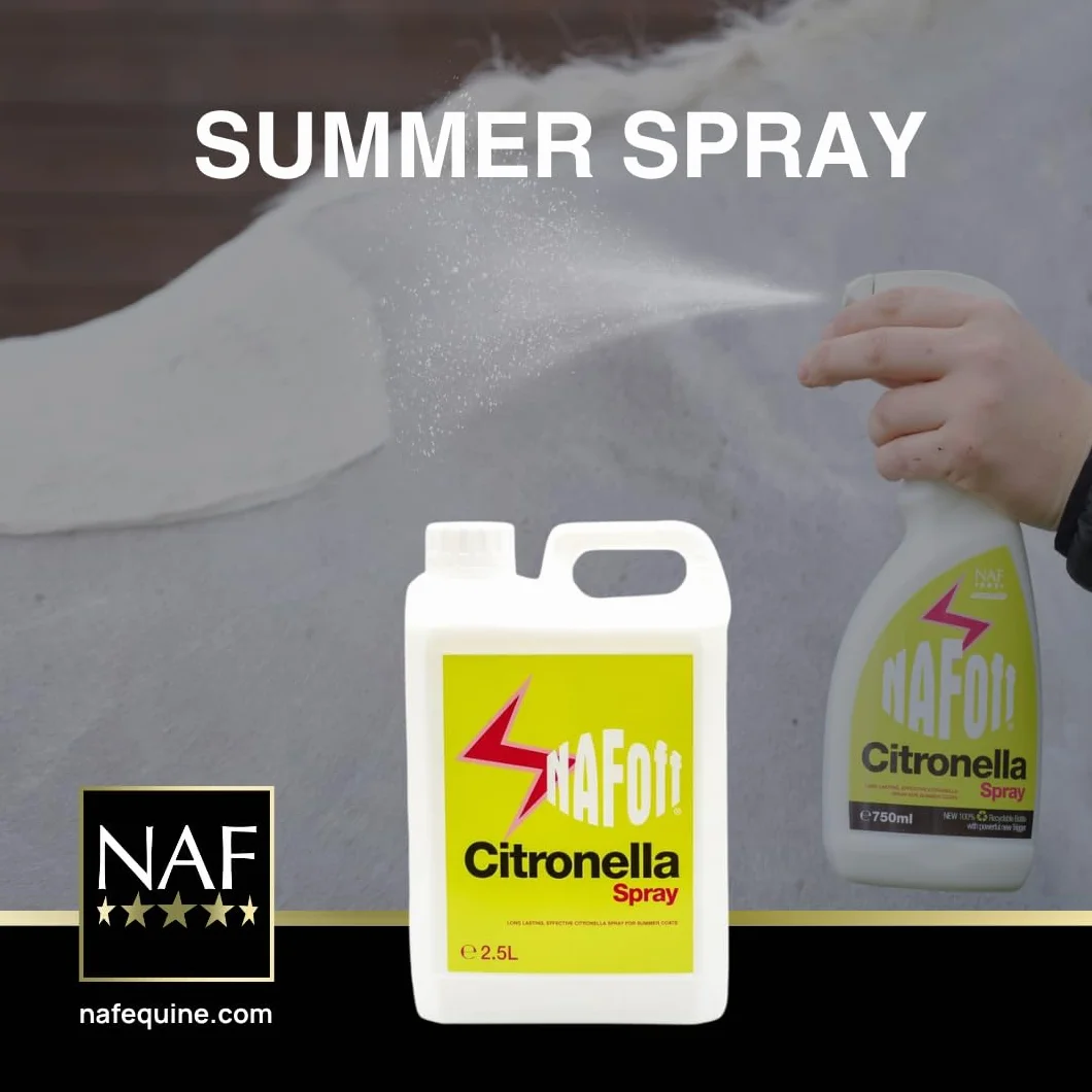 NAF Off Recharge Citronnelle 2,5 L Spray Naturel Chevaux Longue Durée
