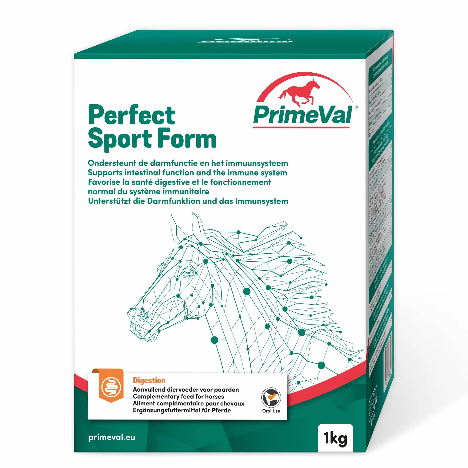 PRIMEVAL Perfect Form complément alimentaire cheval prébiotiques 1kg