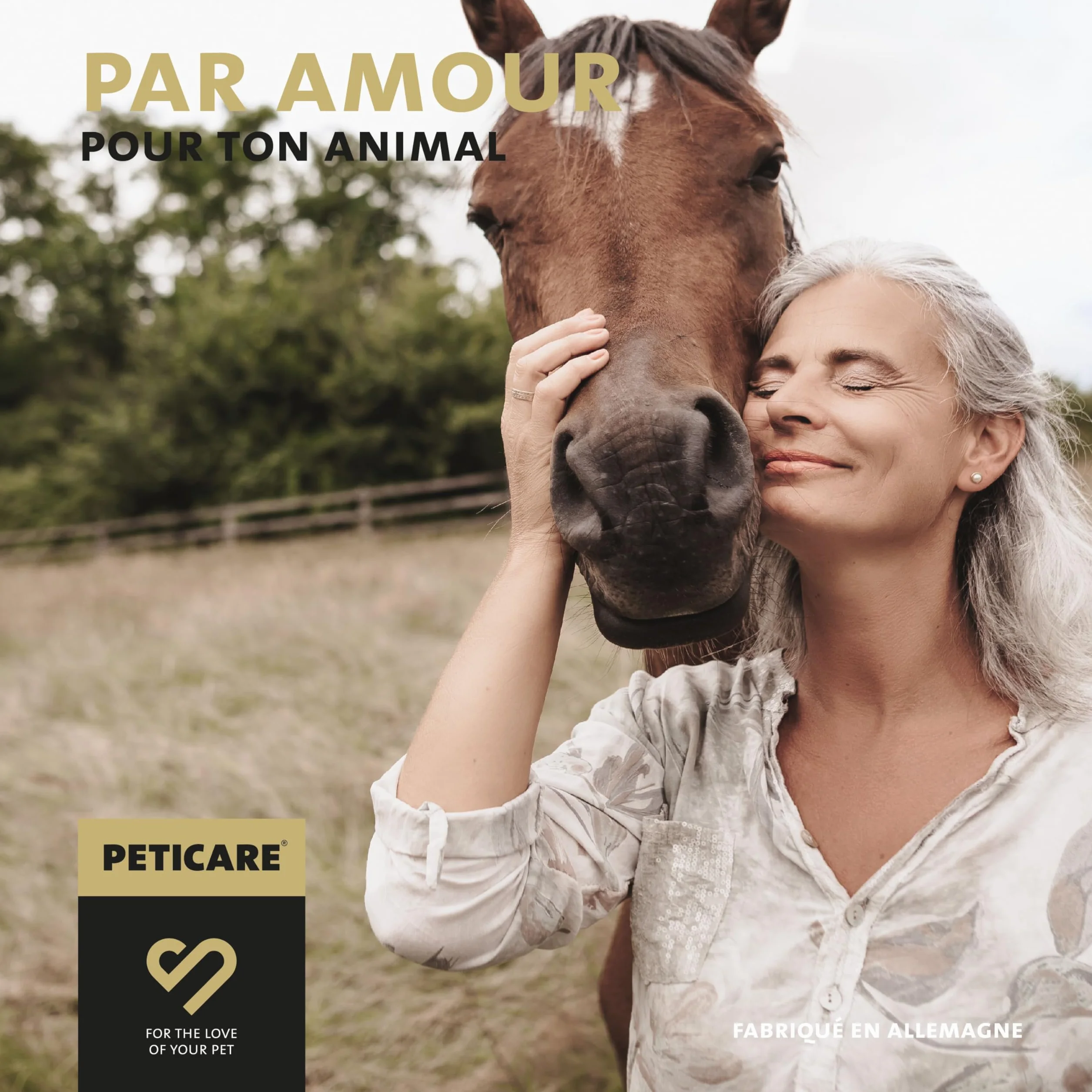 Peticare Lotion antiparasitaire pour Chevaux – PRS à libération prolongée – Contre acariens, puces, champignons