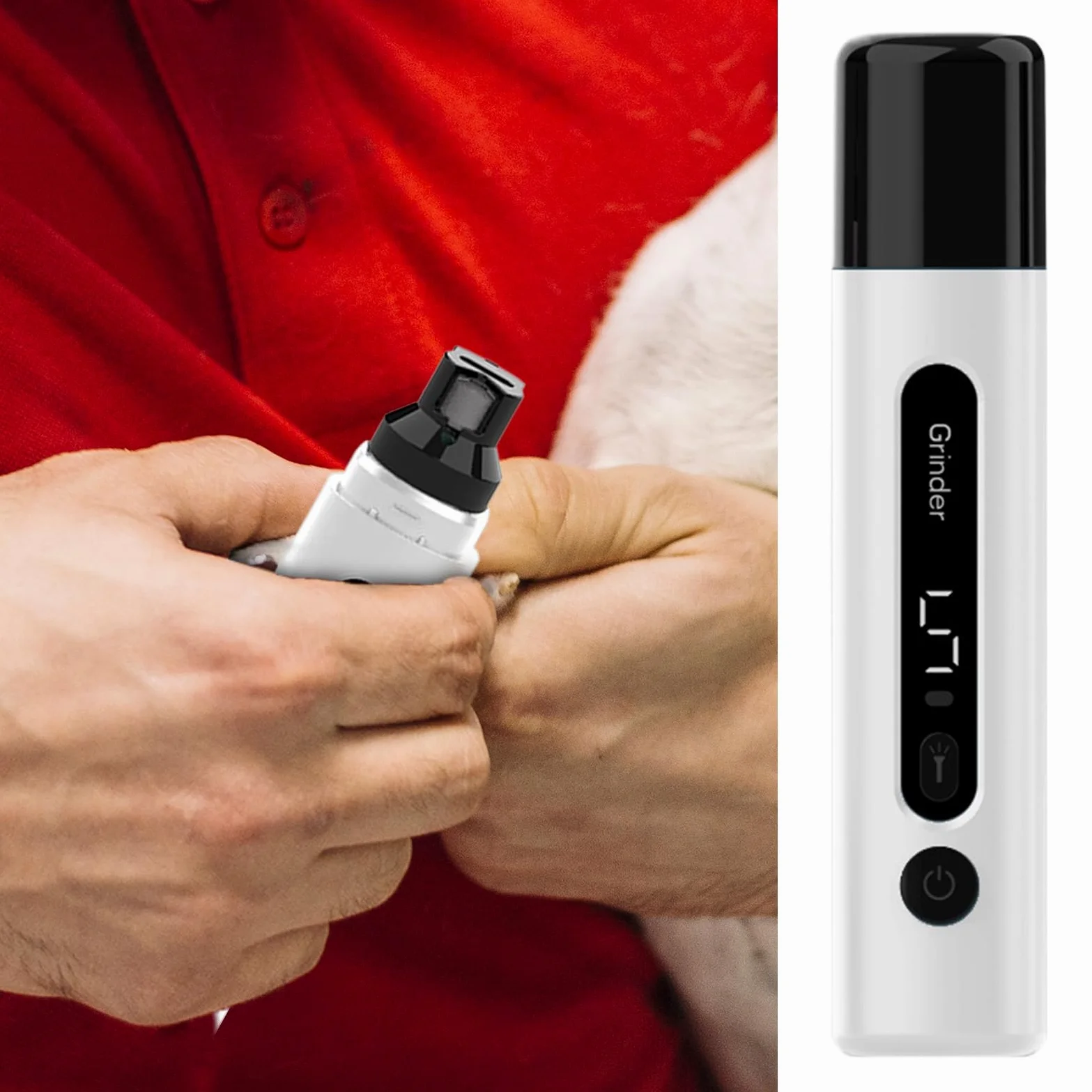 Lime À Ongles Pour Chien Silencieuse Soin Des Griffes Portable | Réglable Chats De Toutes Tailles, Soin Des Griffes, Jeunes, Âgés, Débutants, Maison, , Cadeau Noël, Saint-Valentin