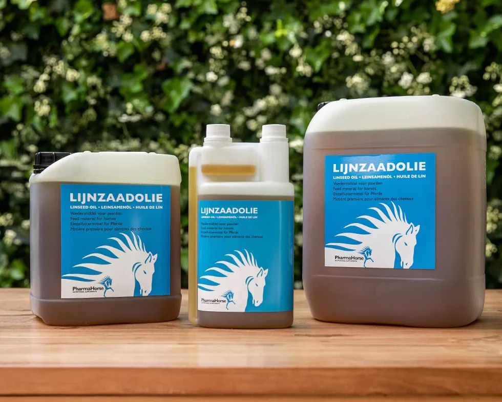 PharmaHorse Huile de Lin Cheval 5L Complément Alimentaire Fonction Digestive