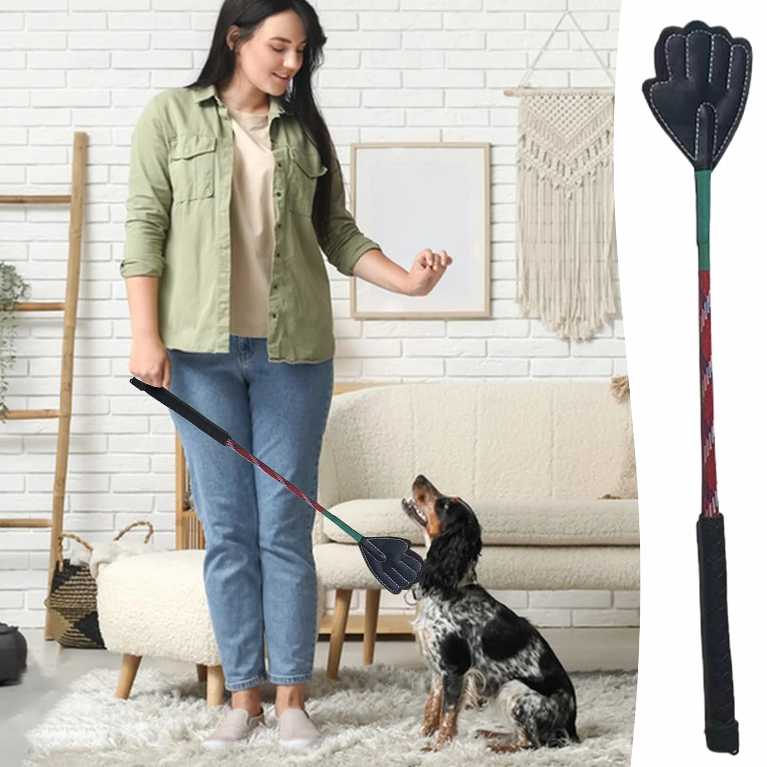 Bâton de dressage pour animaux de compagnie, portable pour chiots, multifonctionnel