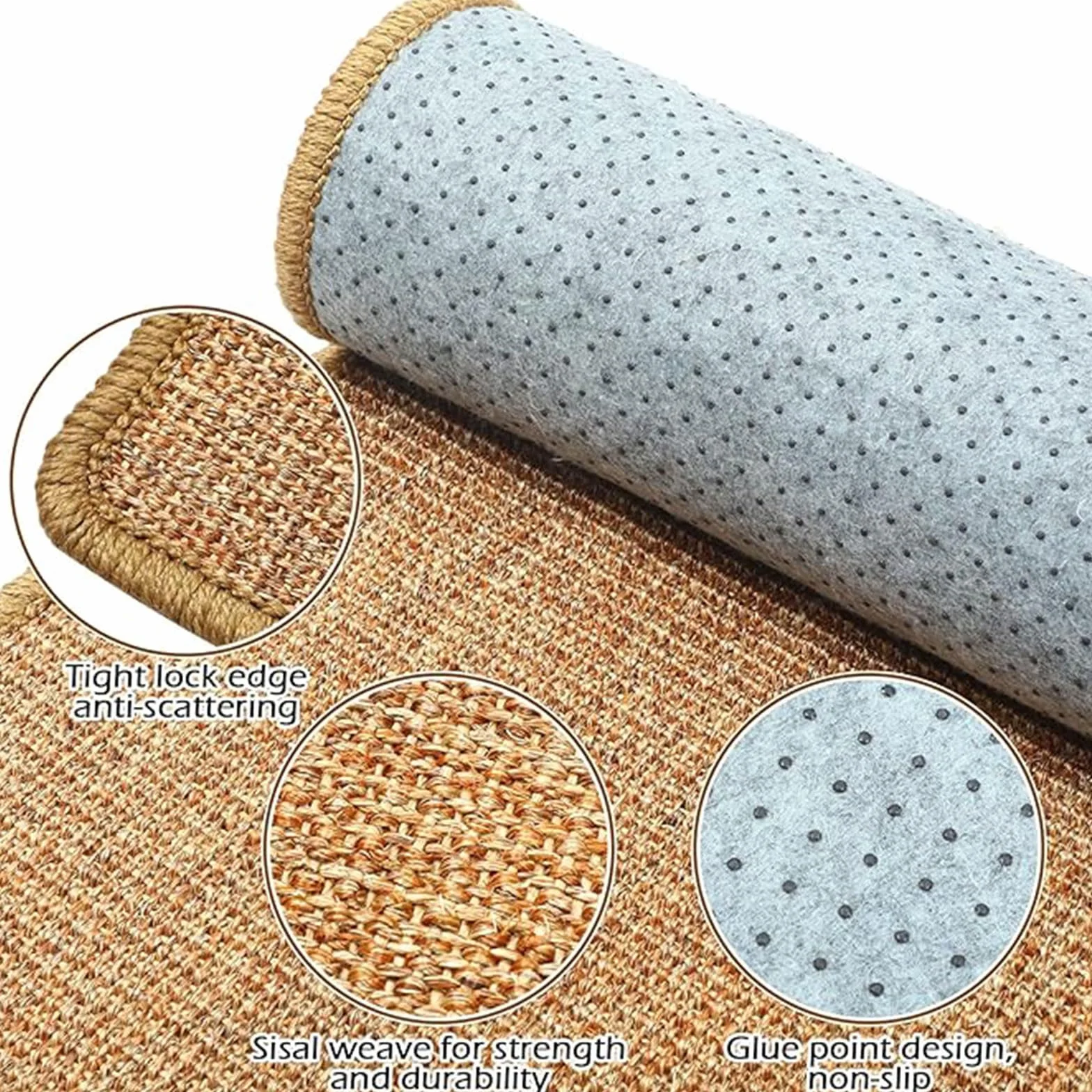 Tapis à gratter naturels pour lapin, soin des griffes, jouet à mâcher pour cage, lot de 2