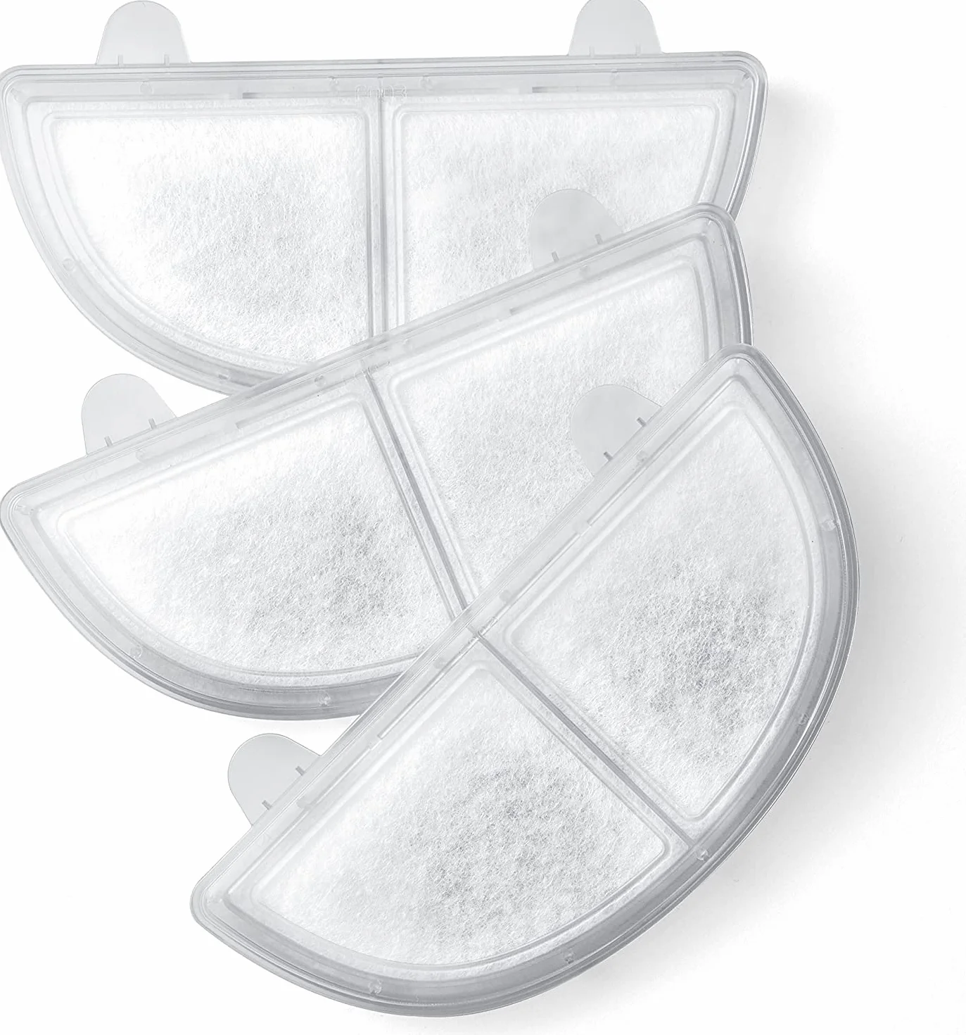HomeRunPet Filtre pour Fontaine à Eau, 3 Pièces, Blanc