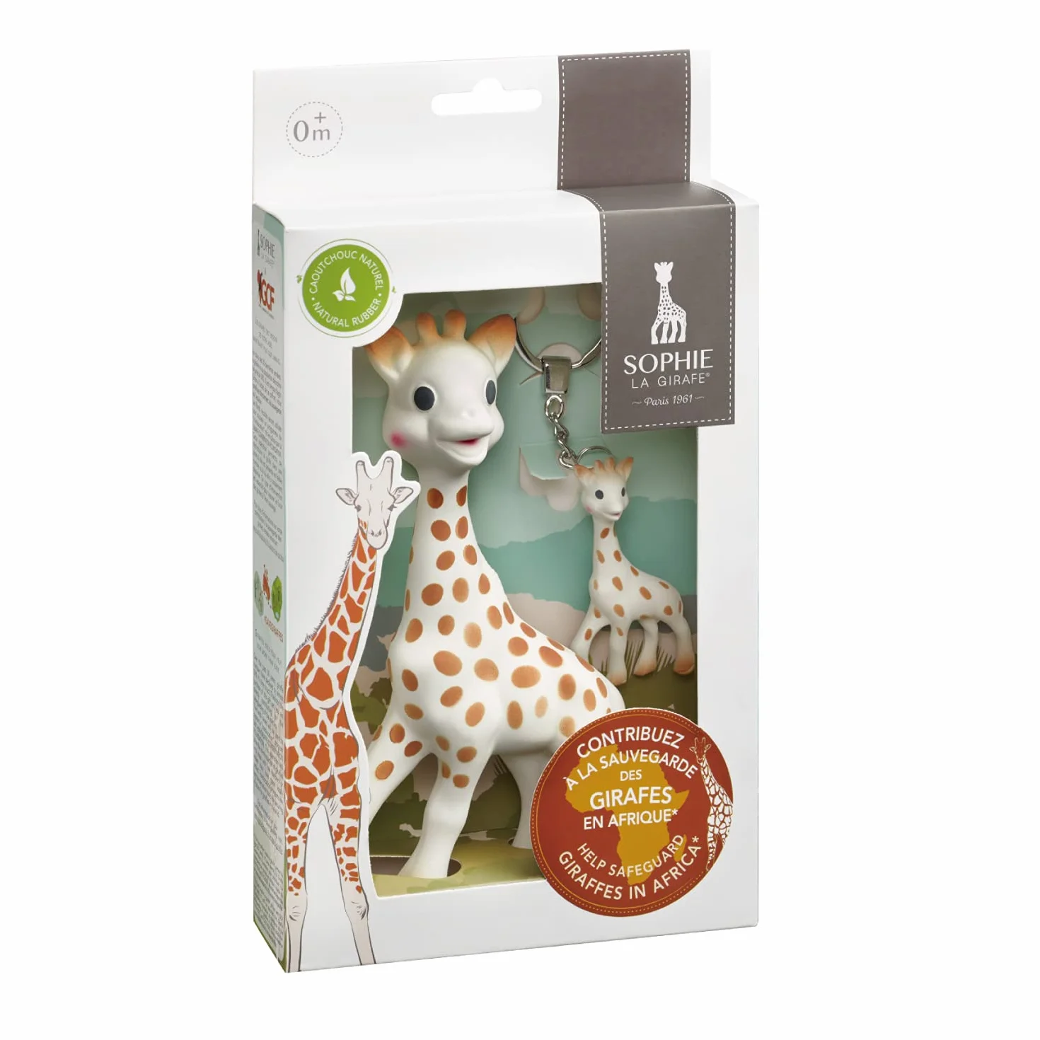 Sophie la Girafe Coffret GCF Giraffe Conservation Dès la Naissance