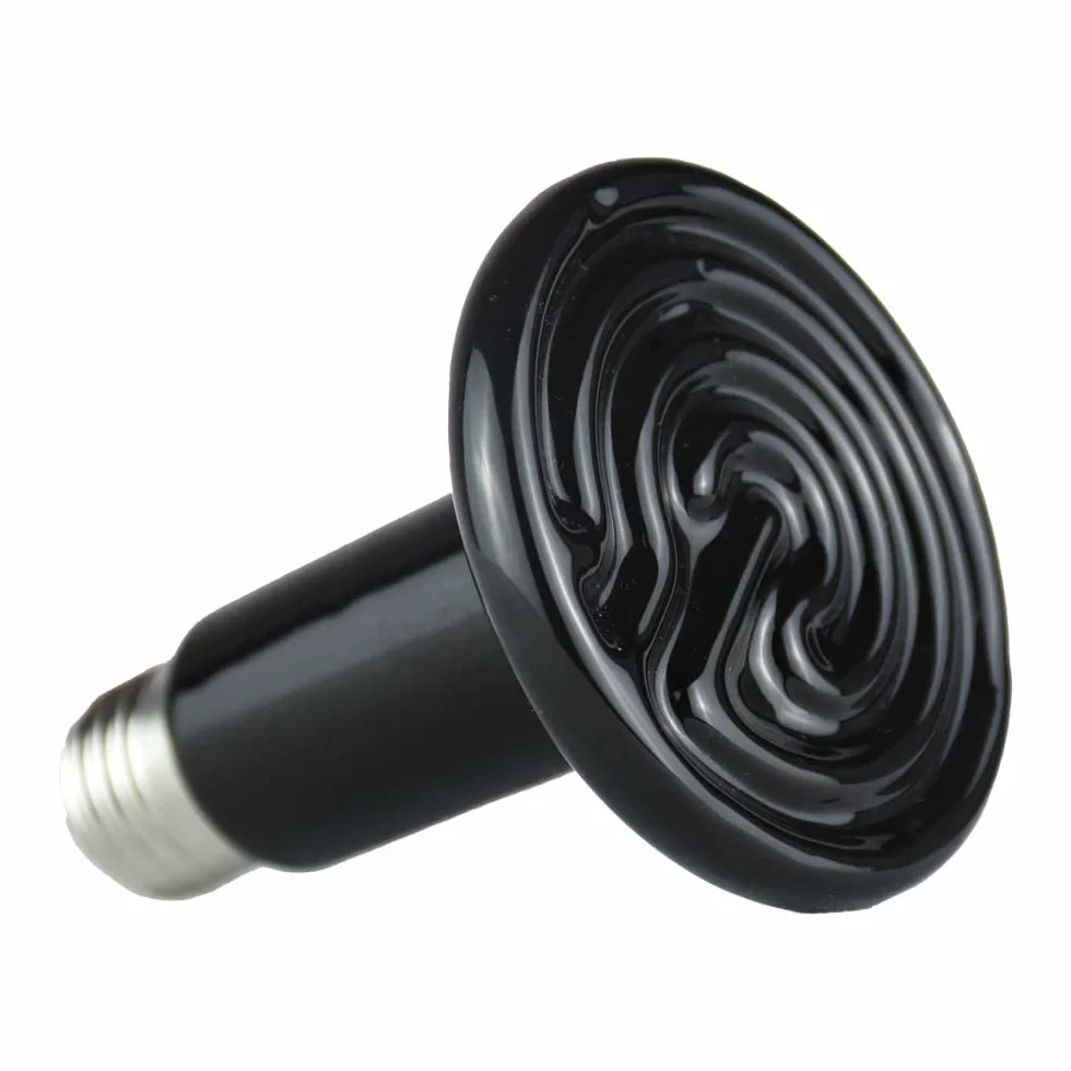 Lampe Chauffante en Céramique 200W Reptiles – Émetteur de Chaleur Infrarouge Sans Lumière 220-240V