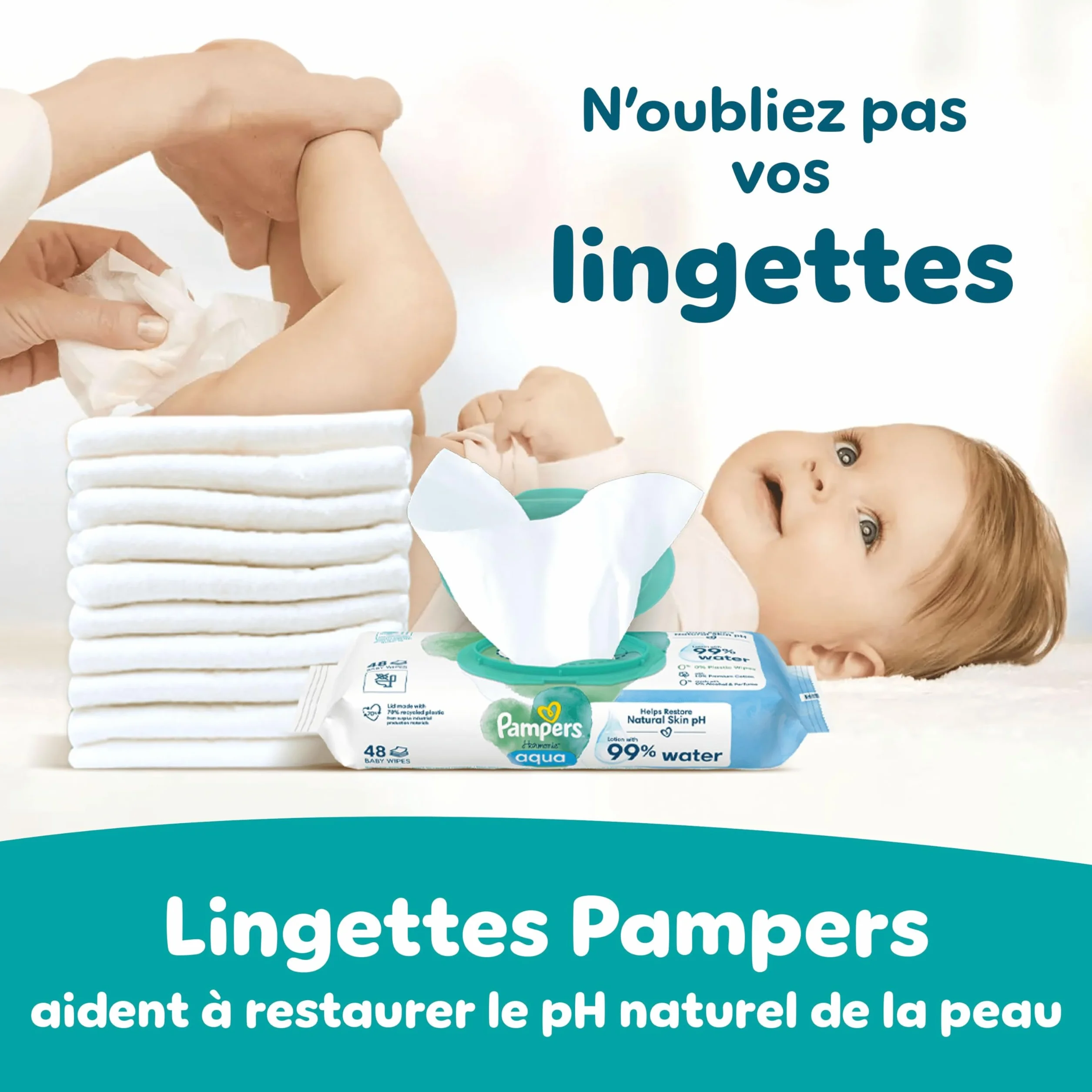 Pampers Baby-Dry Taille 5 174 Couches 11-16kg Nuit Sans Fuites Poche Stop & Protect Pack 1 Mois