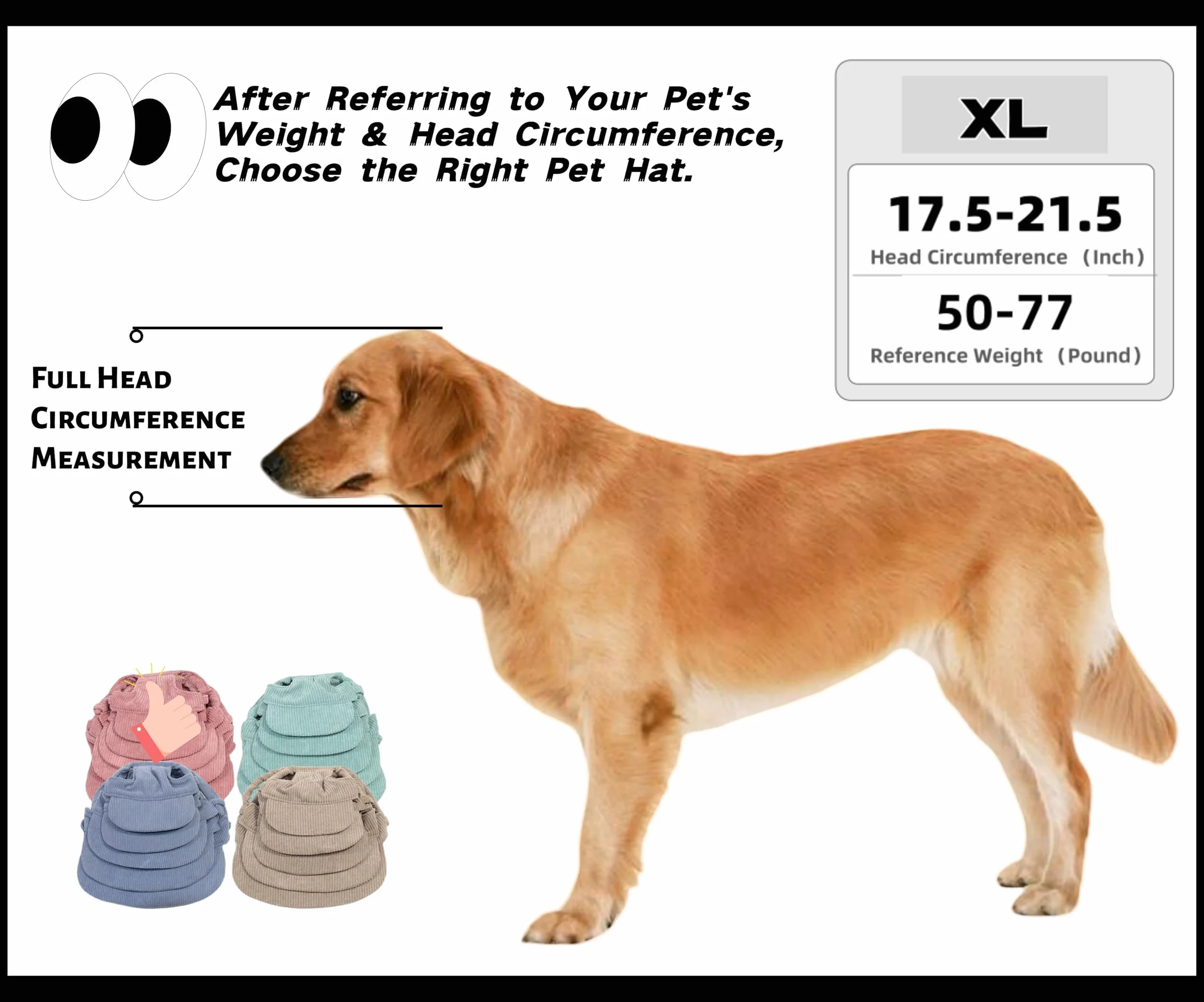 Casquette de baseball pour animaux de compagnie avec trous d'oreilles - Chapeau multicolore pour chien & chat, chapeau de soleil pour chien pour été & automne, casquette de baseball pour chien