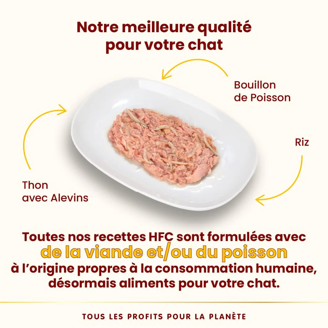 Almo Nature HFC Natural Assortiment au Thon Nourriture Naturelle Chat 6 x 70 g