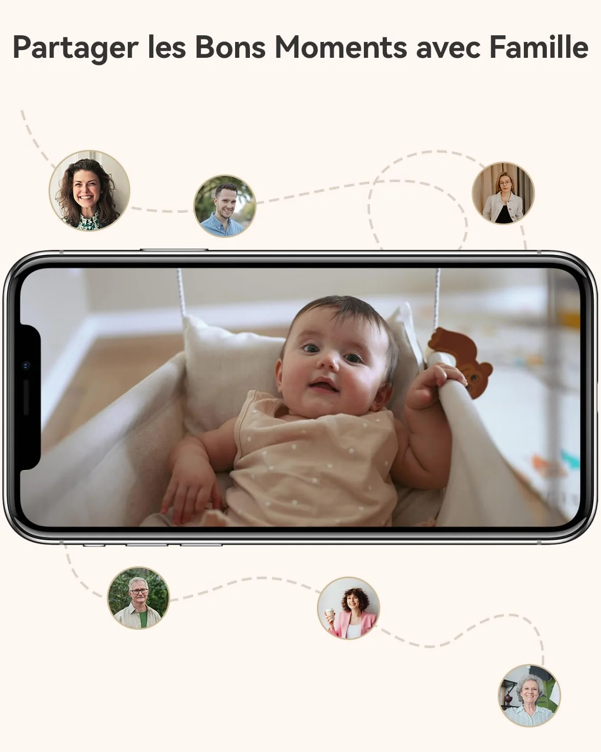 Imou 2K 3MP Caméra Surveillance WiFi Intérieure 360° Connectée Smartphone Détection Humaine AI Suivi Intelligent Sirène Audio Bidirectionnel Compatible Alexa