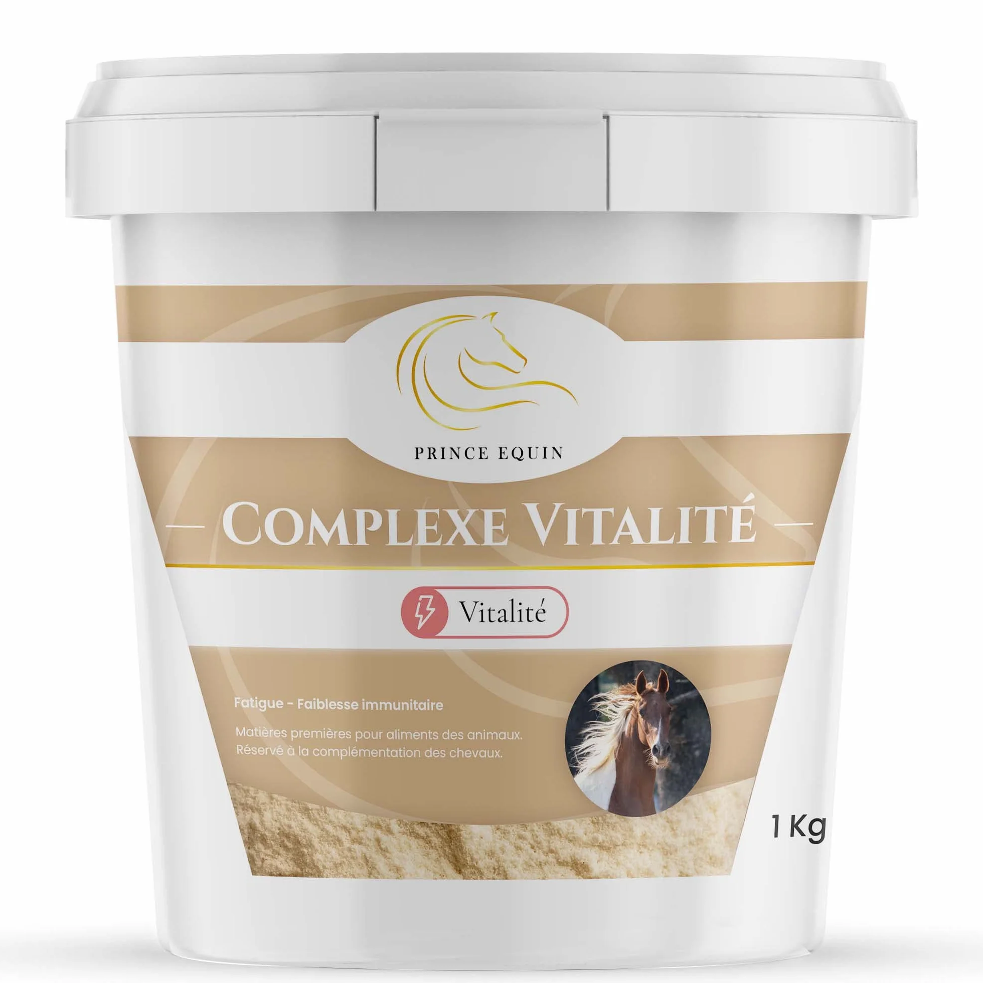 COMPLEXE VITALITÉ Complément nutritionnel Cheval Seau 1 kg Saule blanc vitamine C