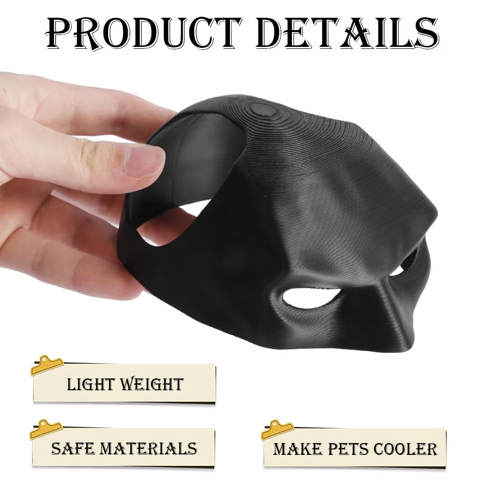 Aomig Masque Batman Déguisement Halloween Chat Accessoire Chauve-Souris Noir
