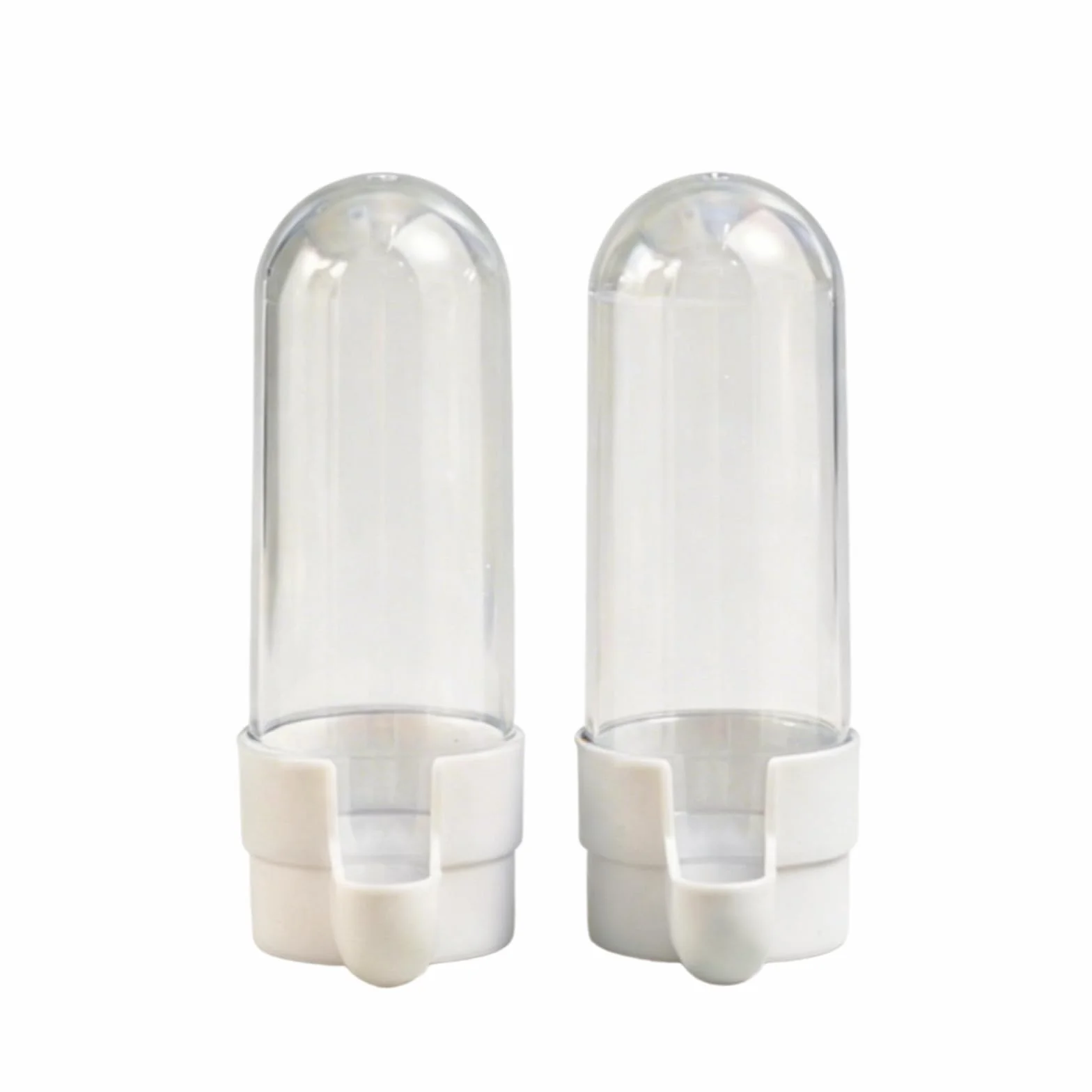 Abreuvoir Automatique pour Oiseaux 2 Pièces 90 ML Blanc