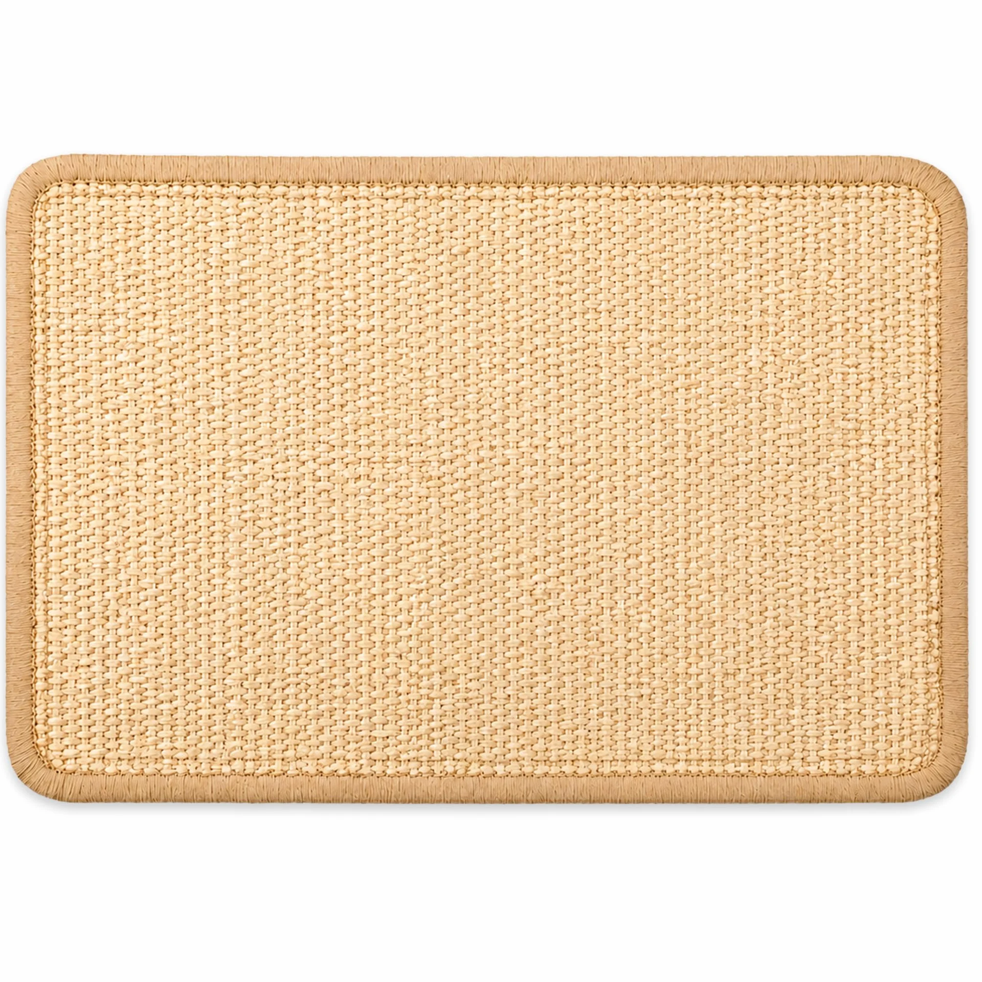Tapis à Gratter Naturel en Sisal pour Lapin 20x40cm Griffoir Jouets à Mâcher Cage Soin Griffes Dents Dormir Nidifier