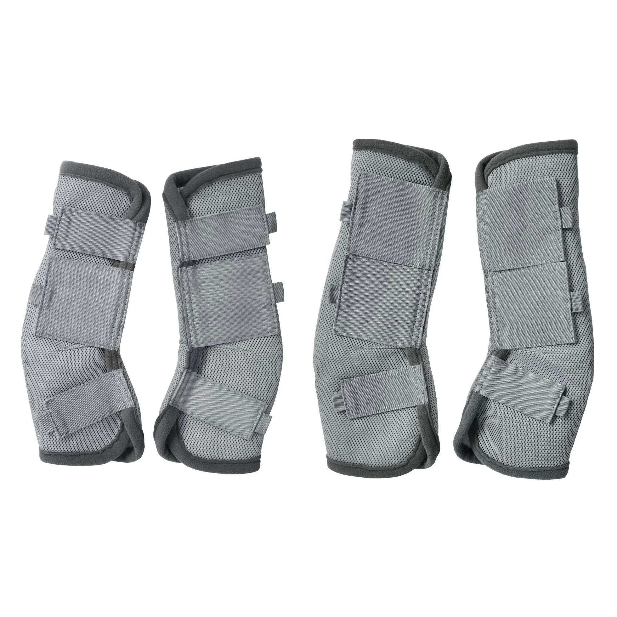 Leberna Lot 4 bottes anti-mouches cheval gris taille complète