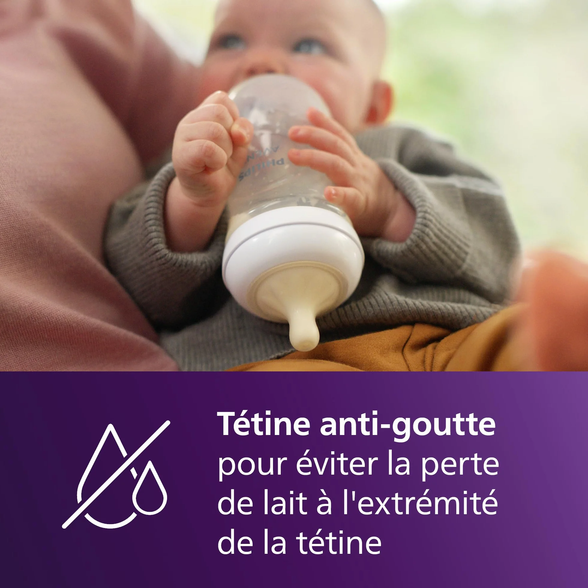 Philips Avent Lot de 2 tétines Réponse Naturelle 0% BPA Débit 5 pour Bébé 6 mois+