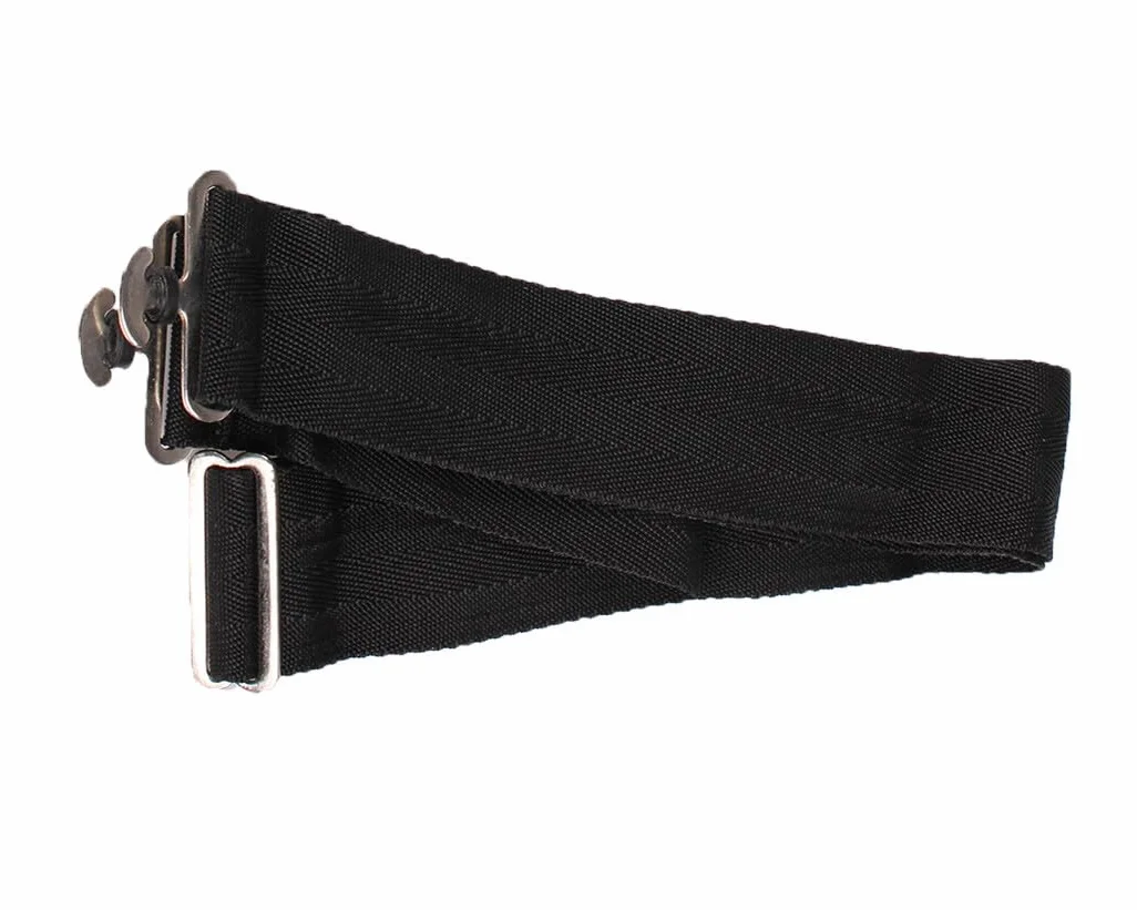 Sangle de plafond pour cheval - Lot de deux sangles réglables (noir)