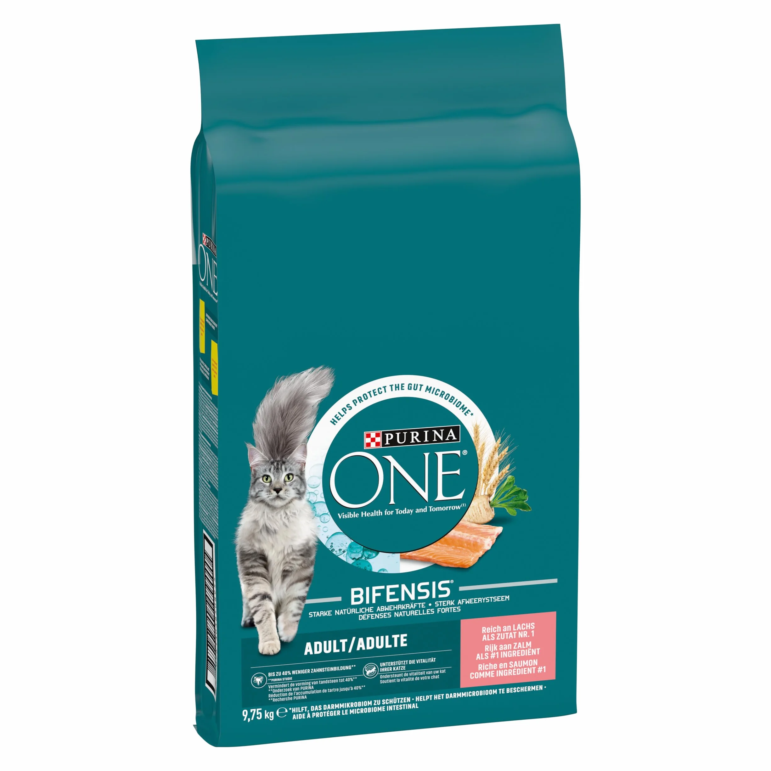 PURINA ONE BIFENSIS Croquettes Chat Adulte Stérilisé Au Saumon 9,5kg