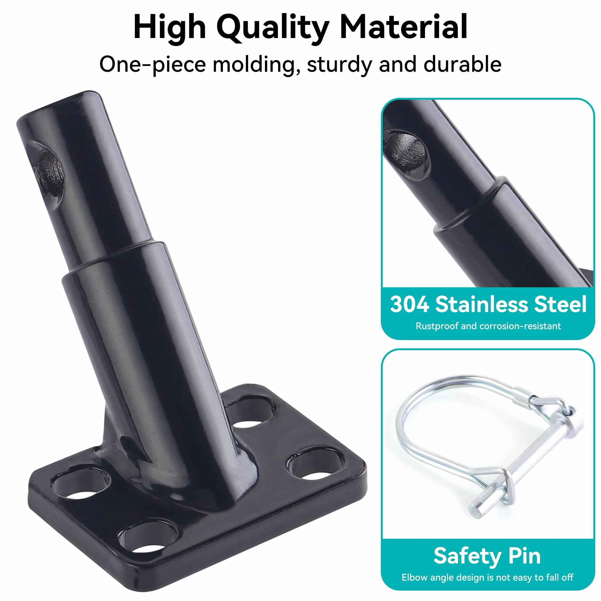 Attelage de remorque de vélo universel pour Schwinn et Instep - Connecteur en métal noir