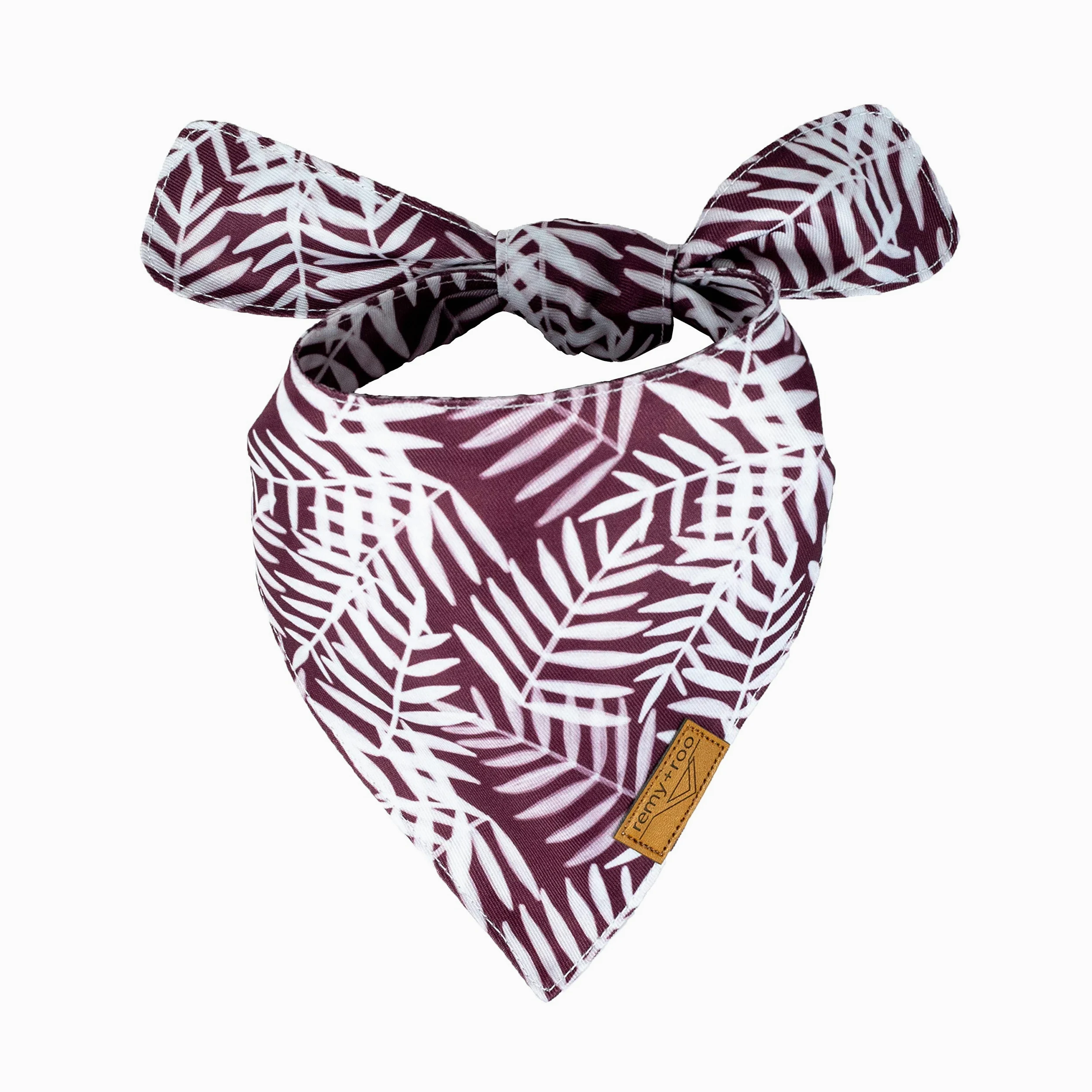 Remy+Roo Lot de 4 bandanas pour chien en tissu durable de qualité supérieure, forme unique, ajustement réglable, plusieurs tailles disponibles (XL)