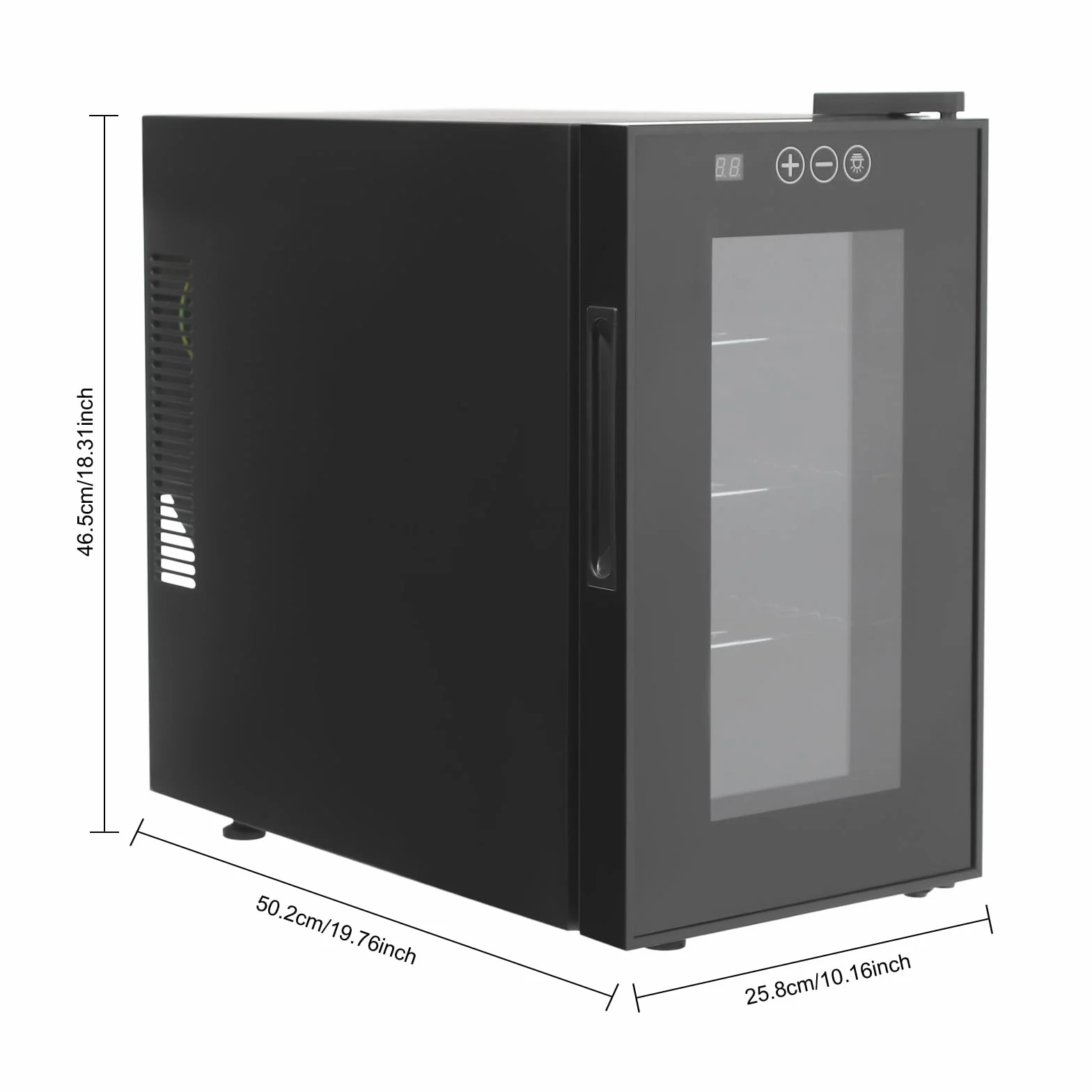 Incubateur pour œufs de reptiles 23 L écran LED 3 étagères métal 55 W