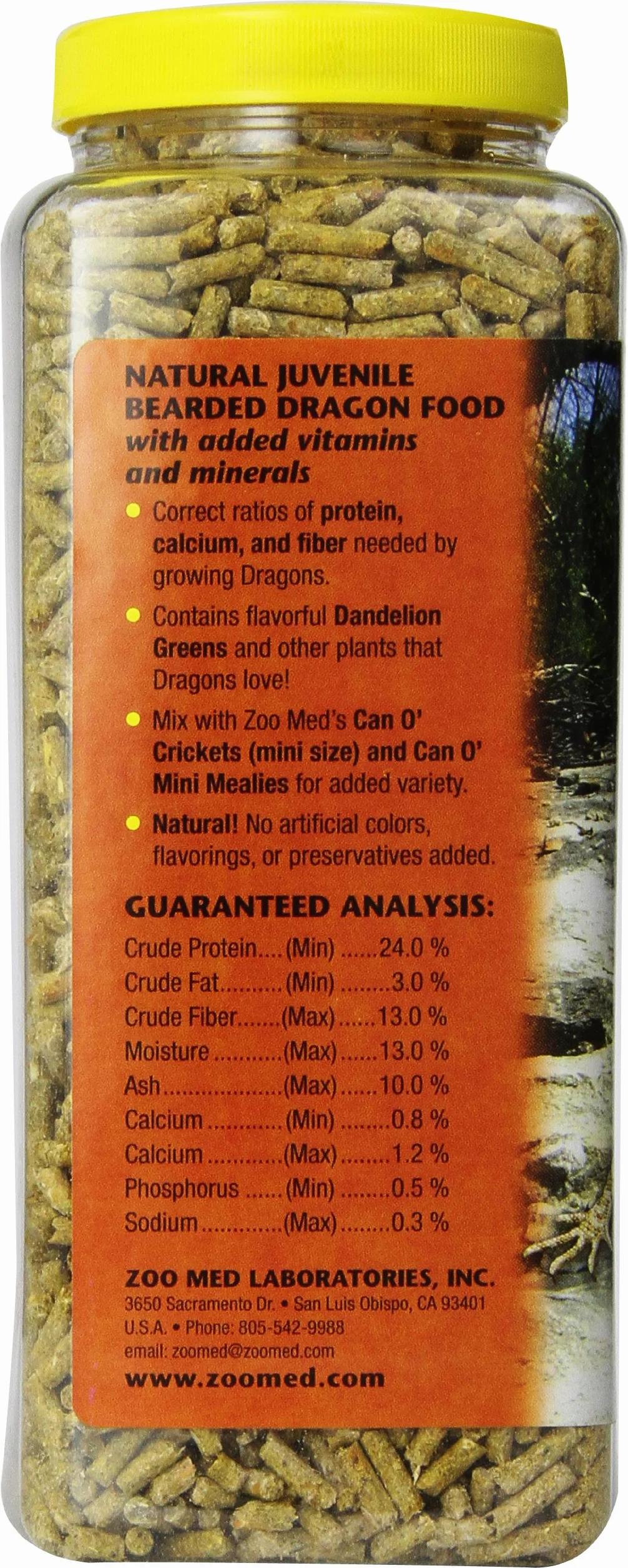 Zoo Med Juvenile Formula Alimentation Naturelle Dragon Barbu 567 g