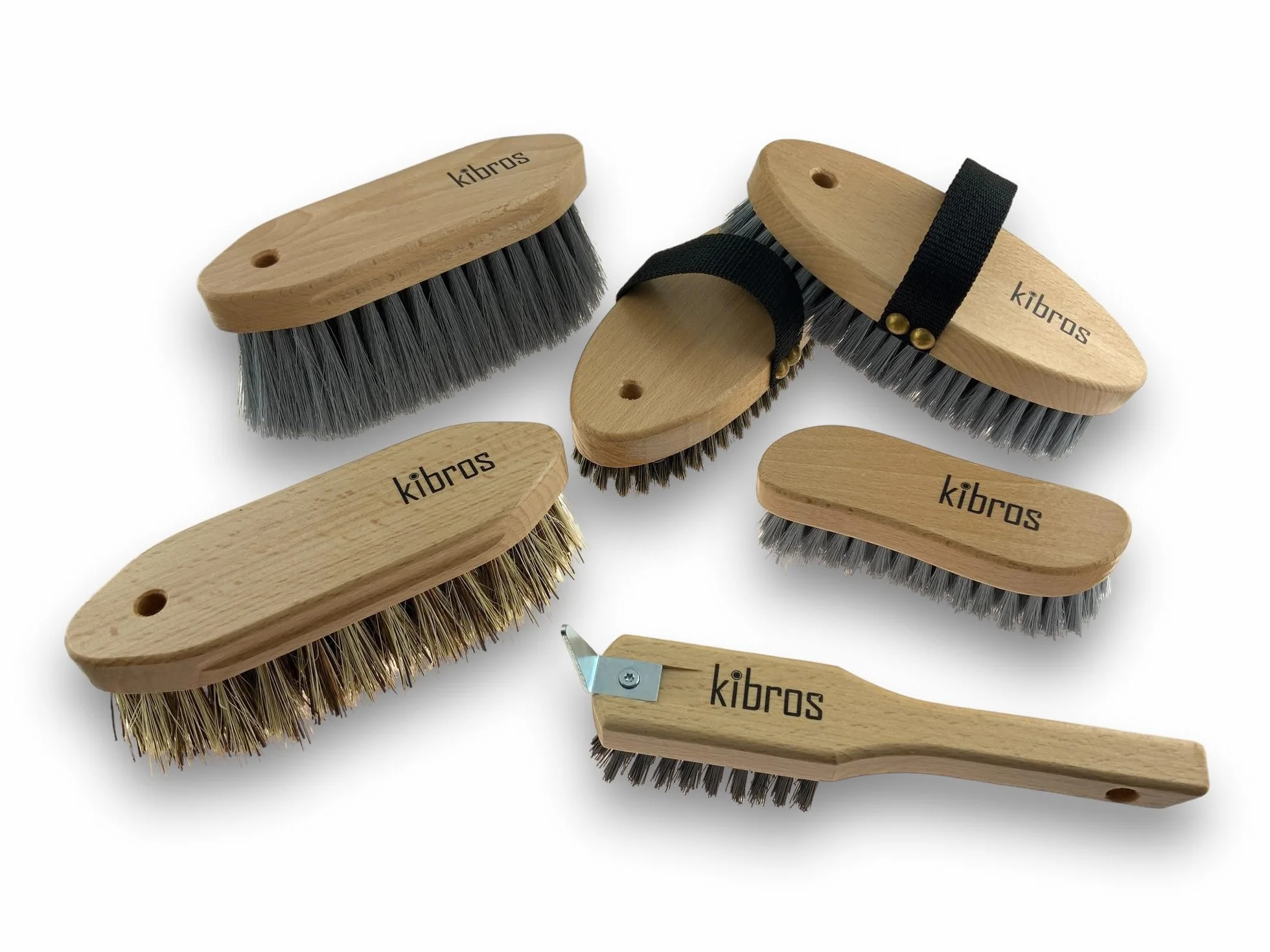 Kibros EQUITLOT6 Kit Complet pansage Cheval 6 brosses équitation Haut de Gamme