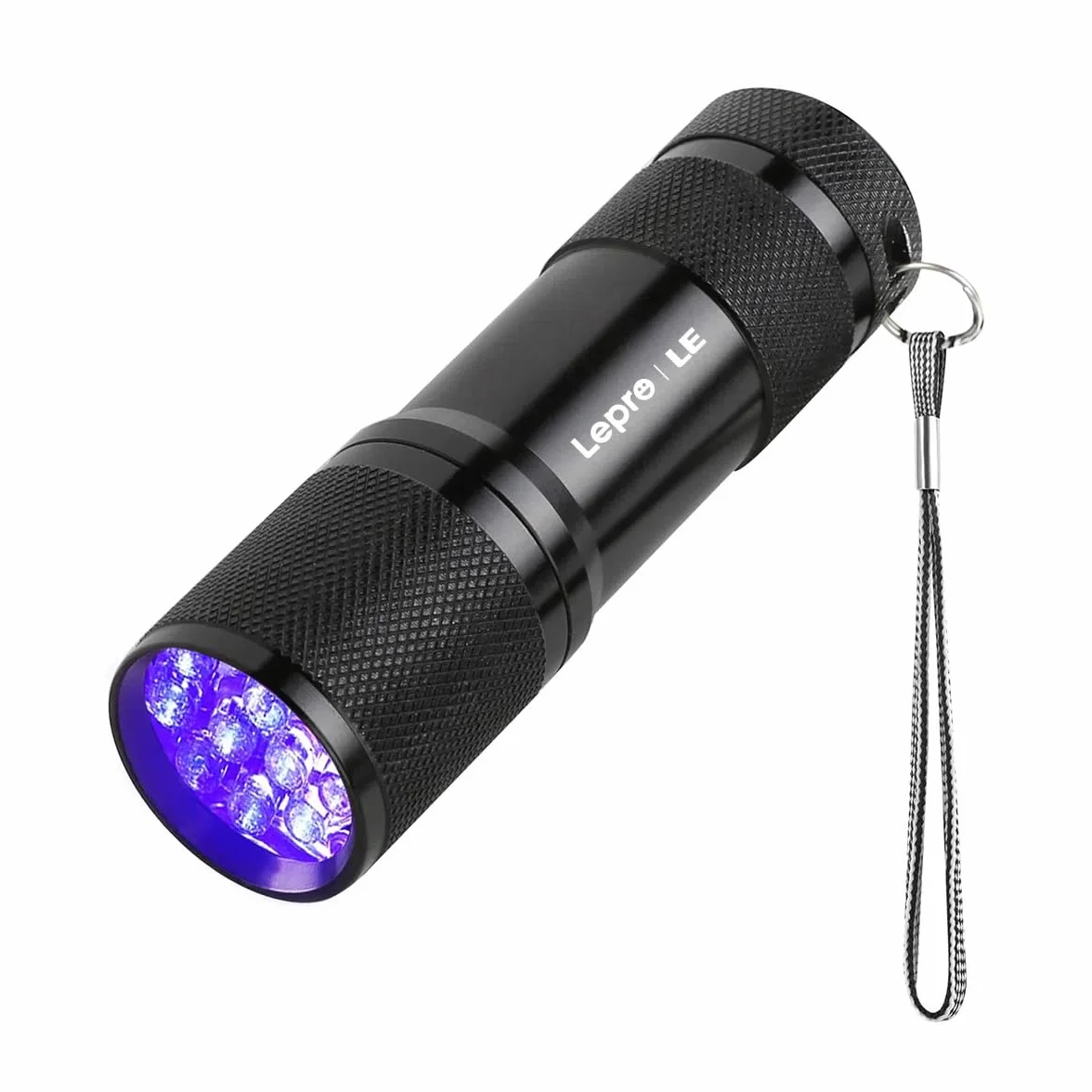 Lepro Lampe UV 395nm LED Lumière Noire Ultraviolet, 3 Piles AAA Fournies