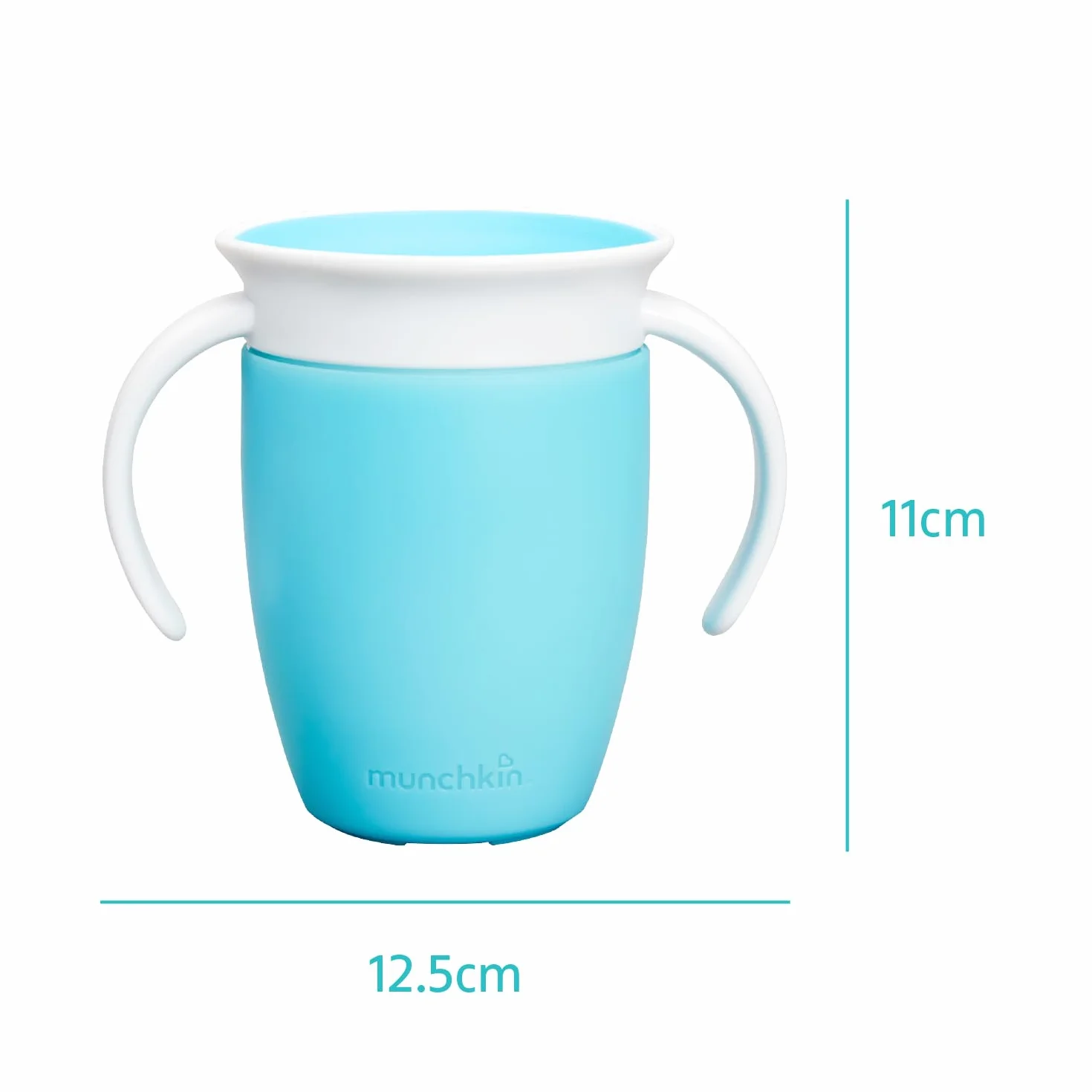 Munchkin Miracle 360 Tasse à Bec Sans BPA Sans Déversement 7oz 207ml Bleu