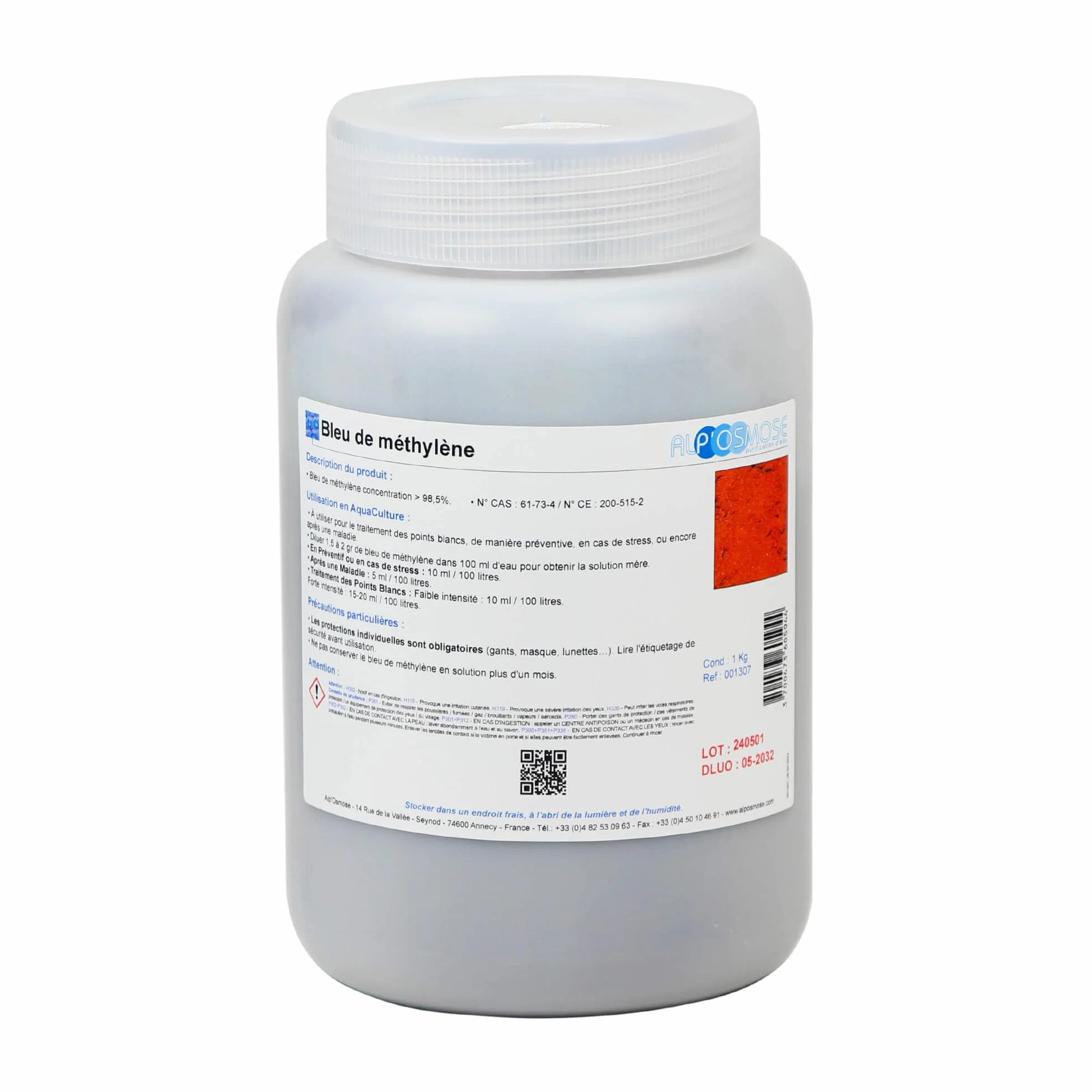 Bleu de méthylène Pot 1 Kg