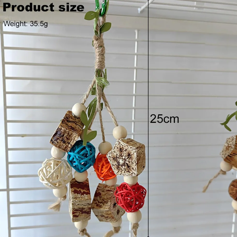 Jouets pour perroquets perruches oiseaux bec anti-ennui petite moyenne taille
