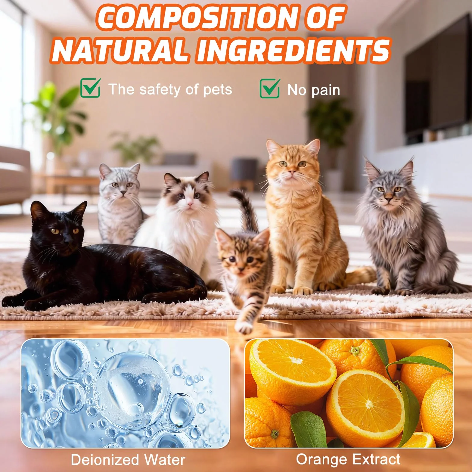 Naturel Répulsif Chat Extérieur Intérieur Spray Anti Griffe Rayure Stop Pipi Non Tachant Protection Meubles Canapé