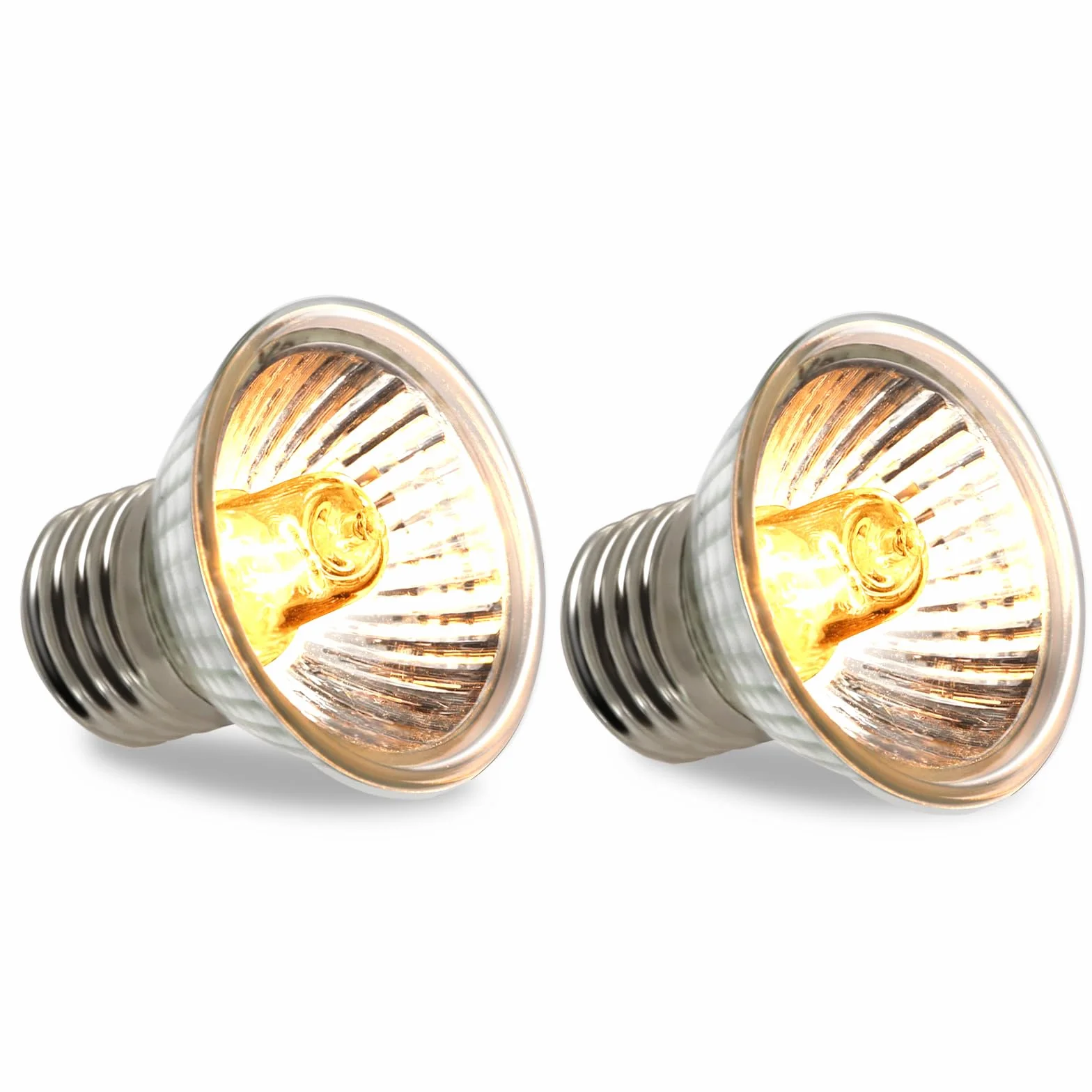 Caldarax Ampoule Chauffante Terrarium E27 Dimmable 25W UVA UVB Lampe Reptile 230V Lot de 2