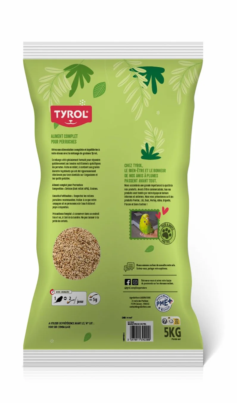 Tyrol Melange PERRUCHES 5KG