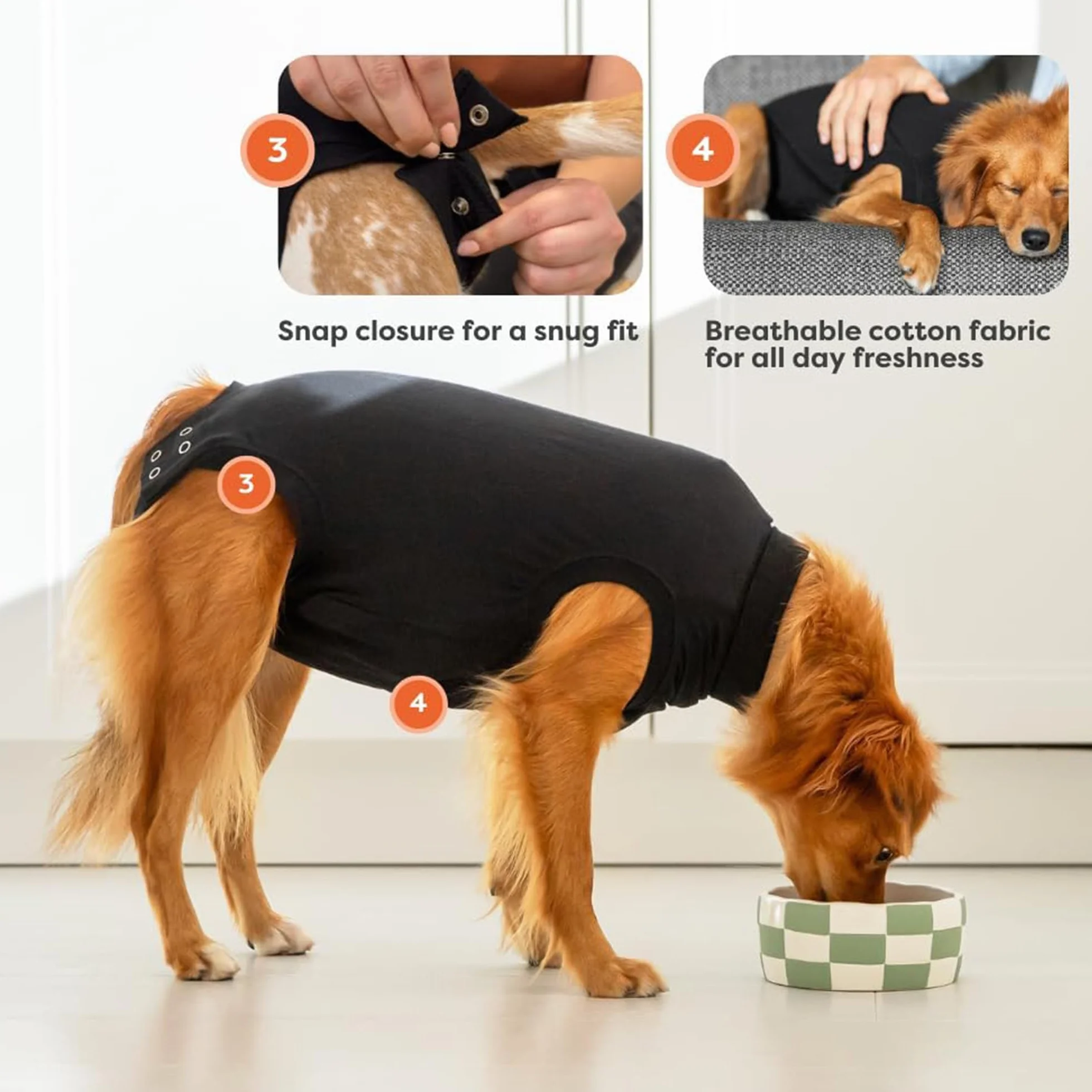 Suitical Recovery Suit Chien S+ Noir