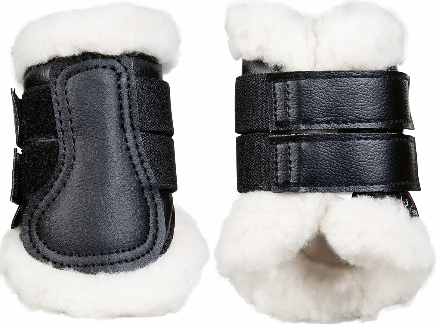 Paire de guêtres Confort en Similicuir avec Doublure en Peluche Shetty Mini Shetty HKM 12734