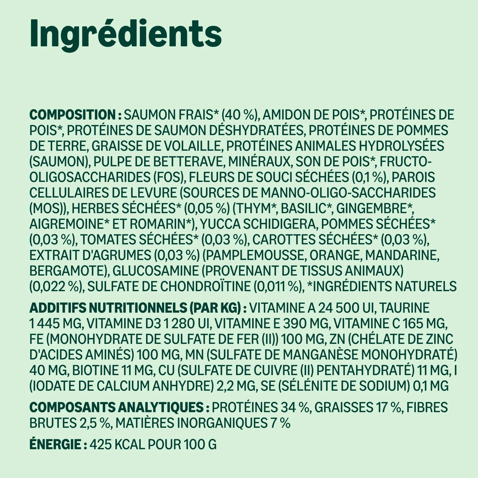 Amazon Aliment pour chat adultes sans céréale saumon frais 3kg