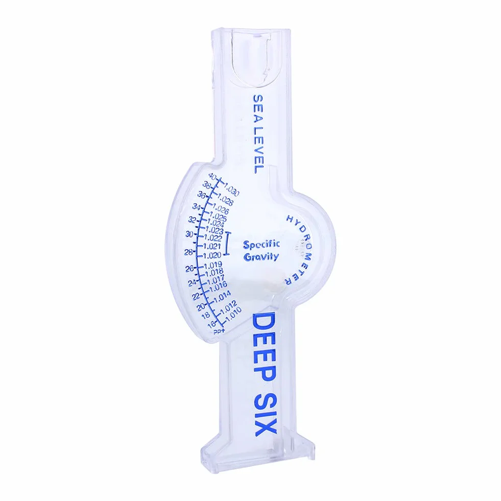 Testeur de Salinité Hydromètre de Mer Précis Compteur Salinité Marine Aquarium