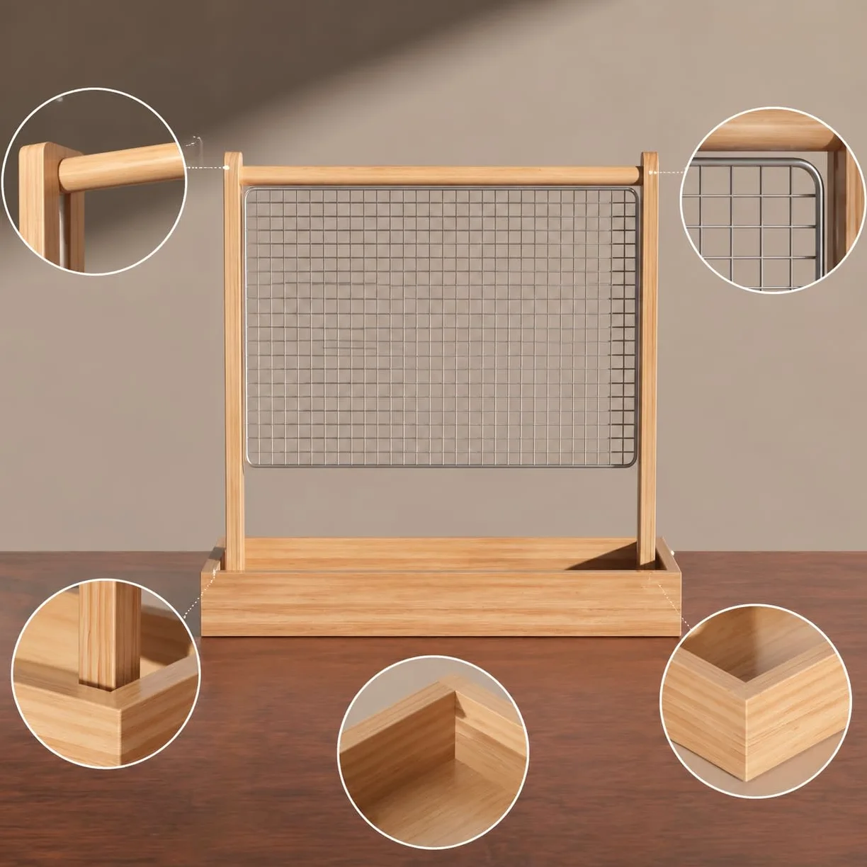 Aire Jeux Oiseaux, Stand Bois Bureau, Plastique Non Toxique, Parc d'attractions Oiseau, Temps Divertissement, pour Perroquets et, Style to 1