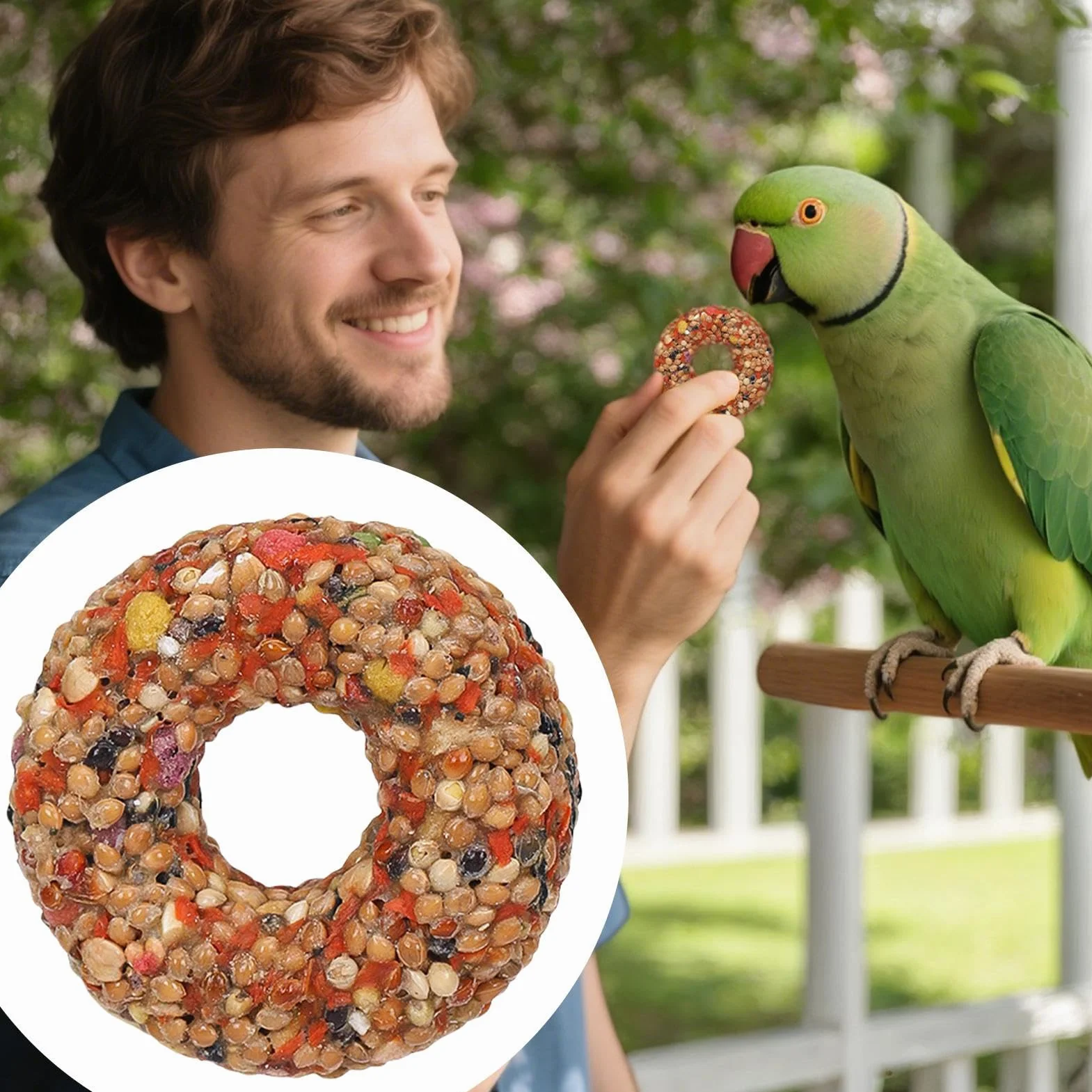 Sticks de gâterie végétariens pour perroquets - Jouets et nourriture pour perruches
