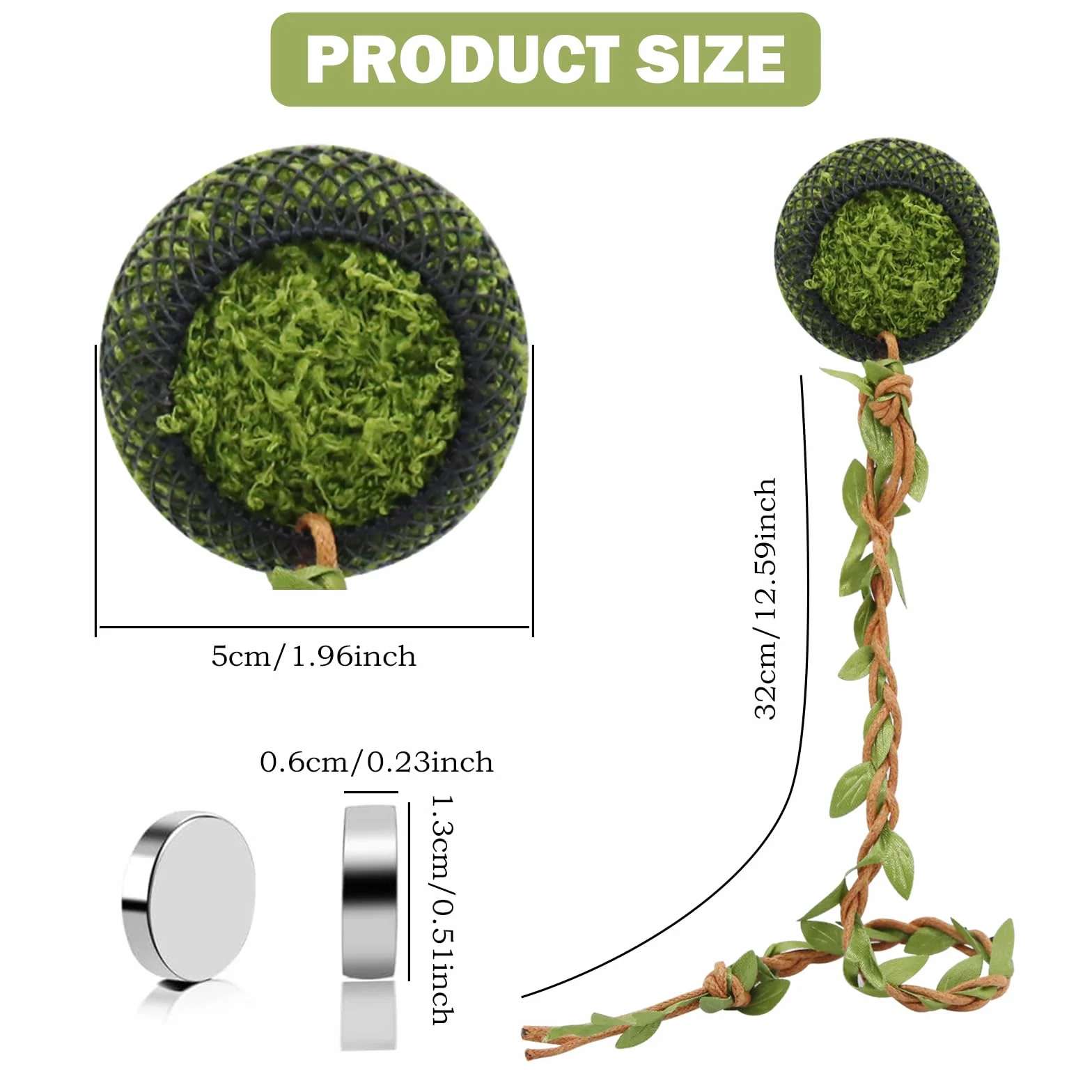 Cachette pour Reptiles avec 2 Aimants Puissants, Abri en Cuir pour Araignées Sauteuses - Décoration Naturelle en Maille pour Terrariums