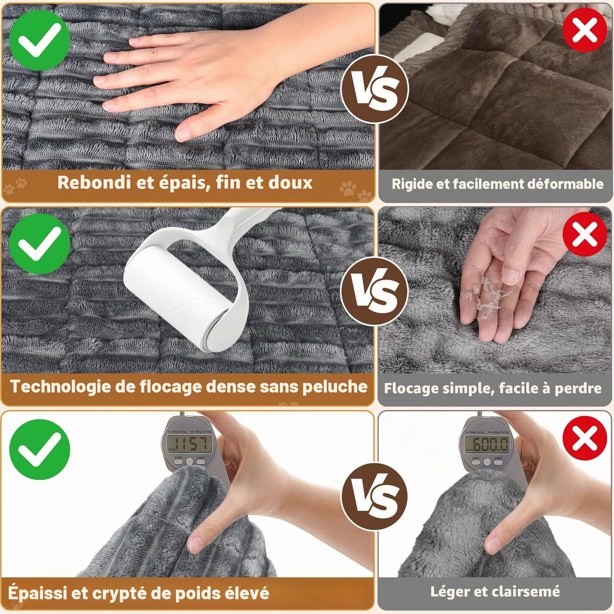ENONCI Housse de Canapé Lavable Flanelle Douce Universelle Antidérapant Angle