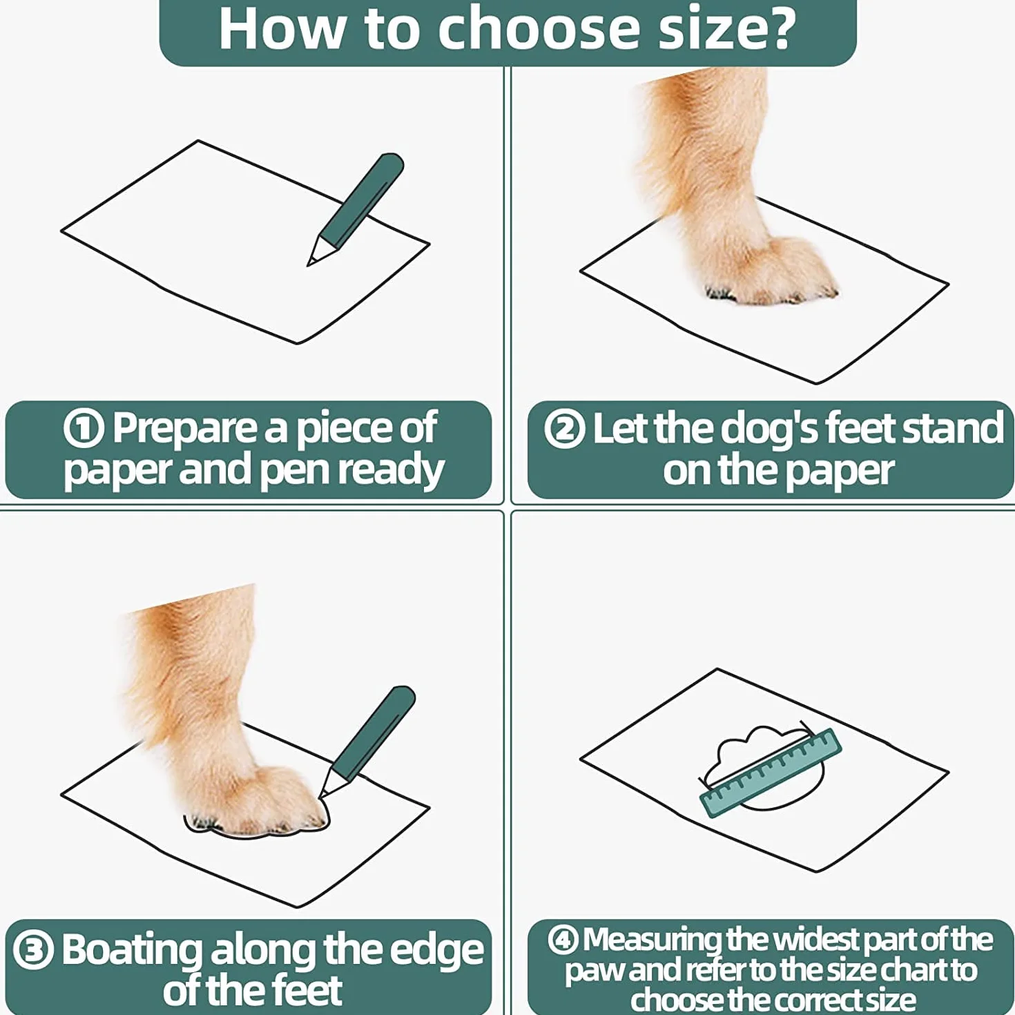 Bottes de Protection pour Chien 4 pcs Chaussures Respirantes avec Sangles Réfléchissantes et Semelle Antidérapante