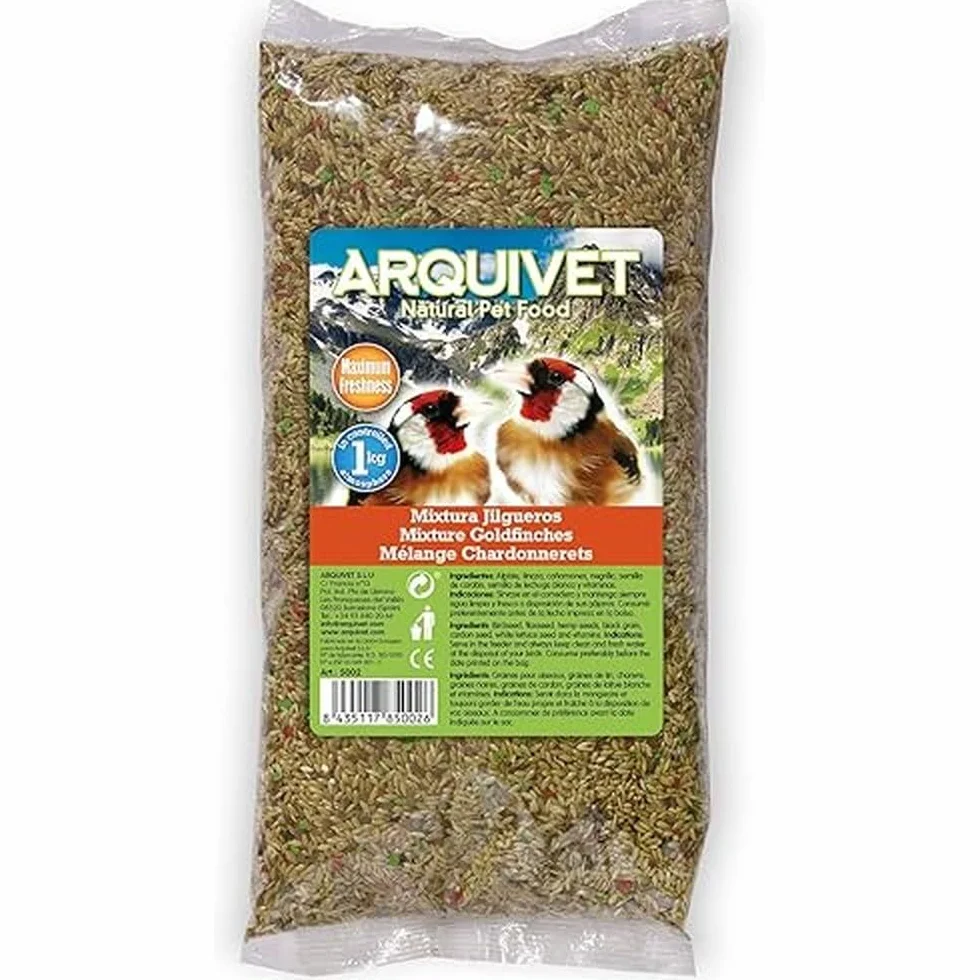 ARQUIVET Mélange chardonnerets 1kg Alimentation naturelle des oiseaux