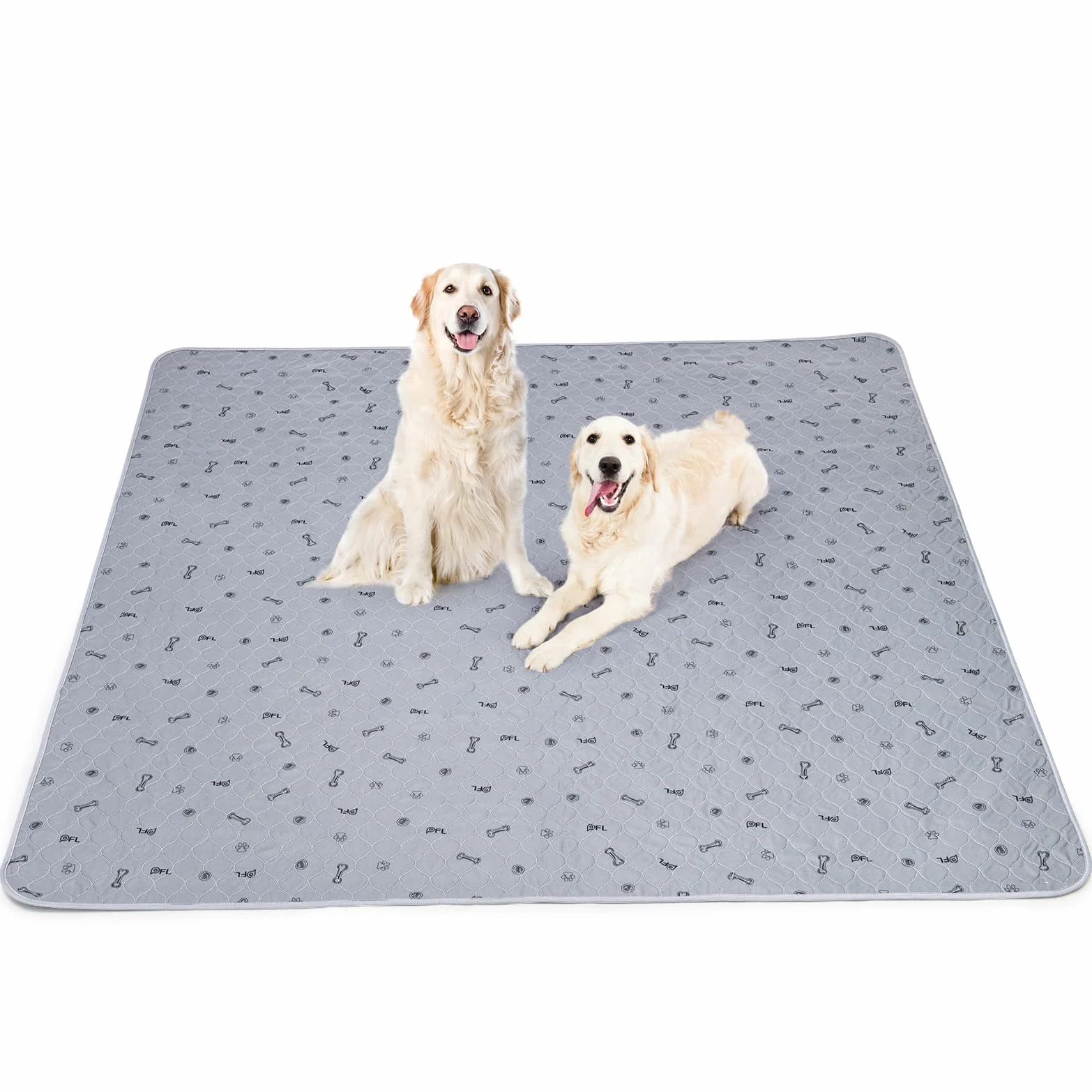 Tapis absorbant lavable pour chiot 182 x 182 cm | 1 tapis de dressage imperméable pour chiot, antidérapant et anti-fuite, pour canapé, sol et parc pour chiot